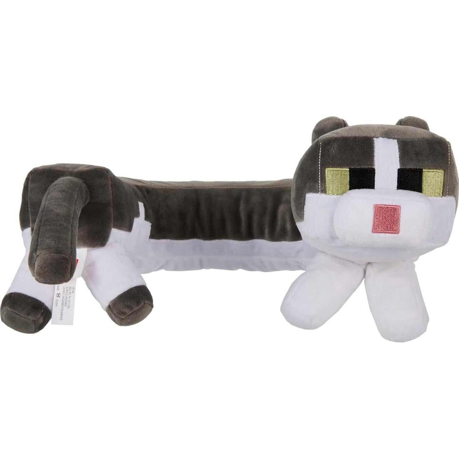 Almohada de Cuello Gato Minecraft Mattel con Sonido Ronroneo