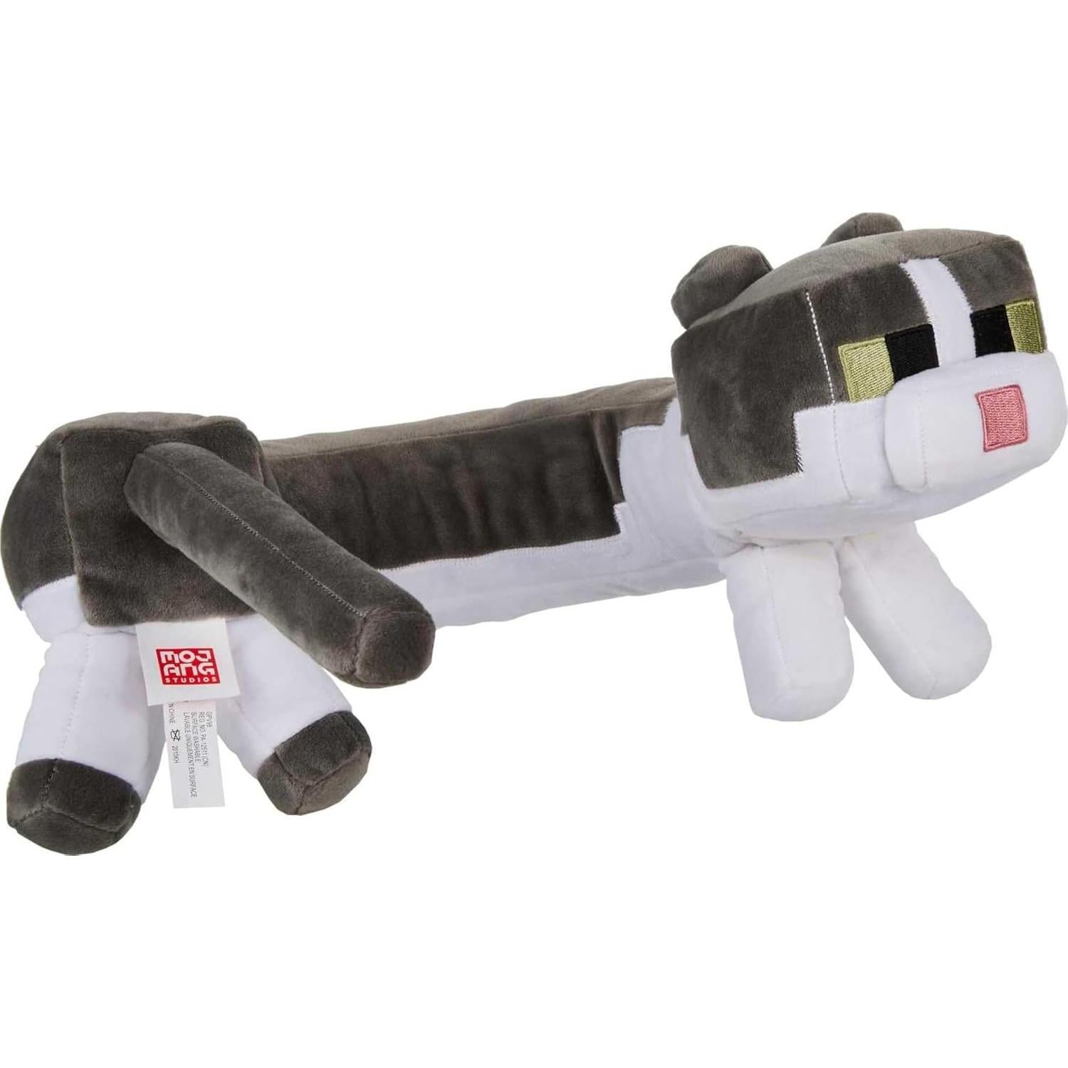 Almohada de Cuello Gato Minecraft Mattel con Sonido Ronroneo