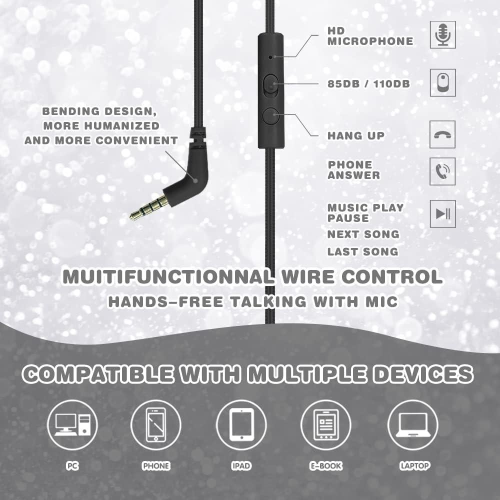 Auriculares para Niños MIDOLA H01 - Paquete de 5 Colores, Volumen Limitado