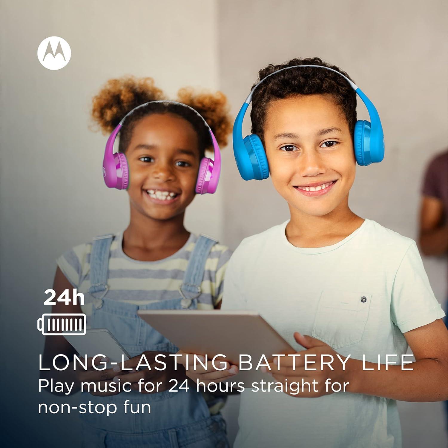 Auriculares Inalámbricos Bluetooth Motorola JR300 Niños Azul