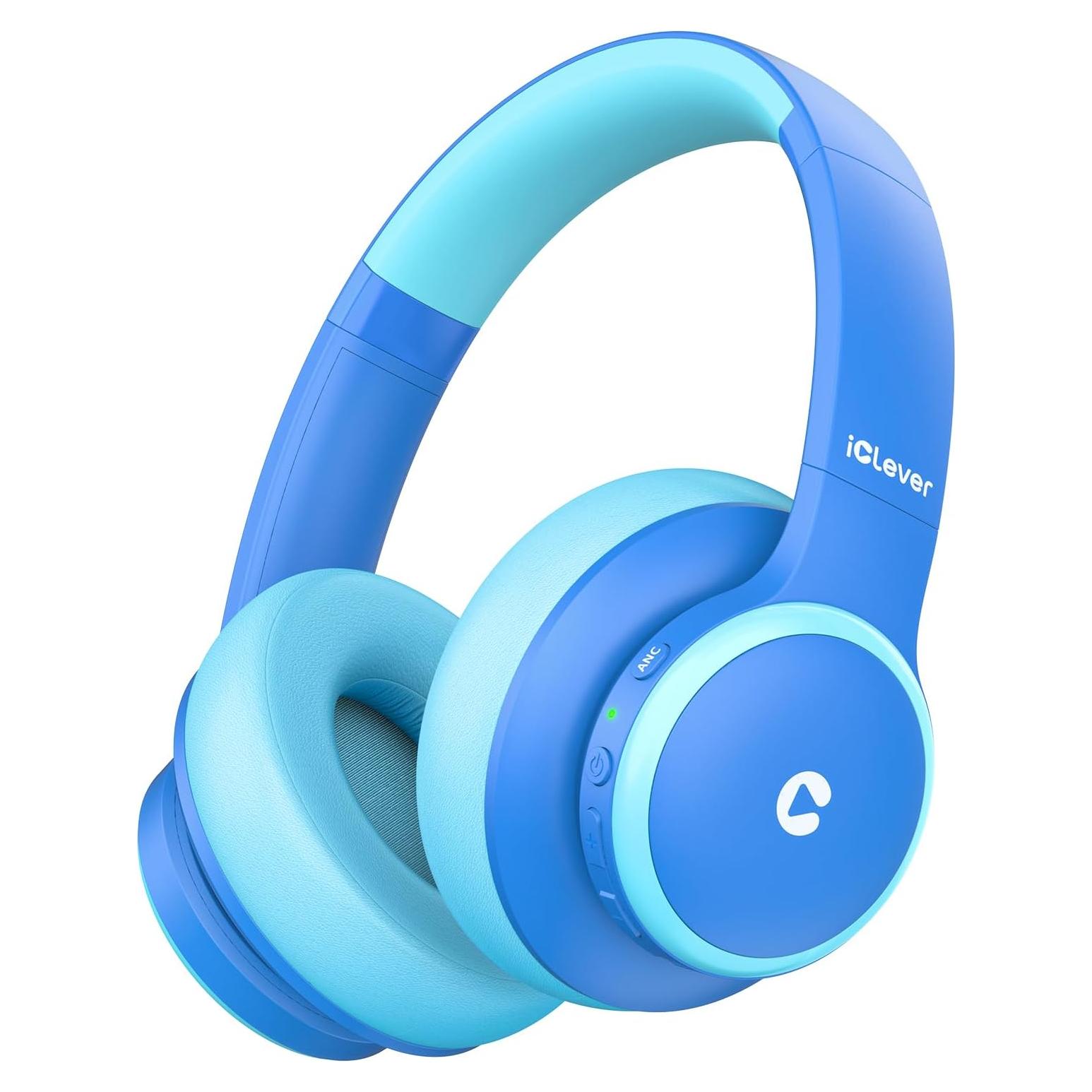 Auriculares Bluetooth iClever BTH26 Niños 60H ANC Azul