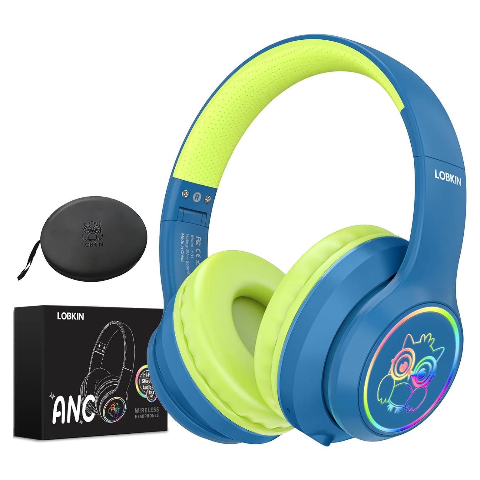 Auriculares LOBKIN S31 ANC Niños Bluetooth 5.4 50H Plegables