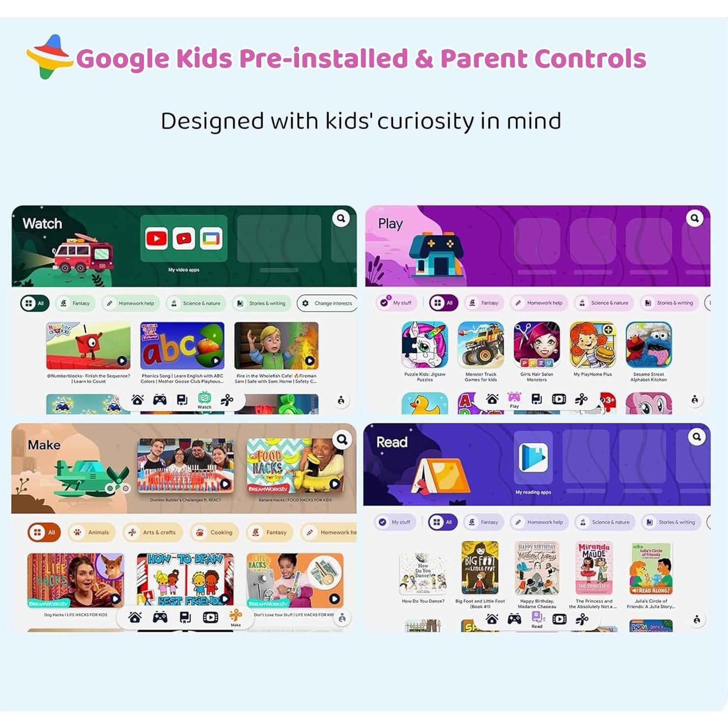 Tableta Android 14 COLORROOM 10.1" 10GB RAM 64GB Rosa