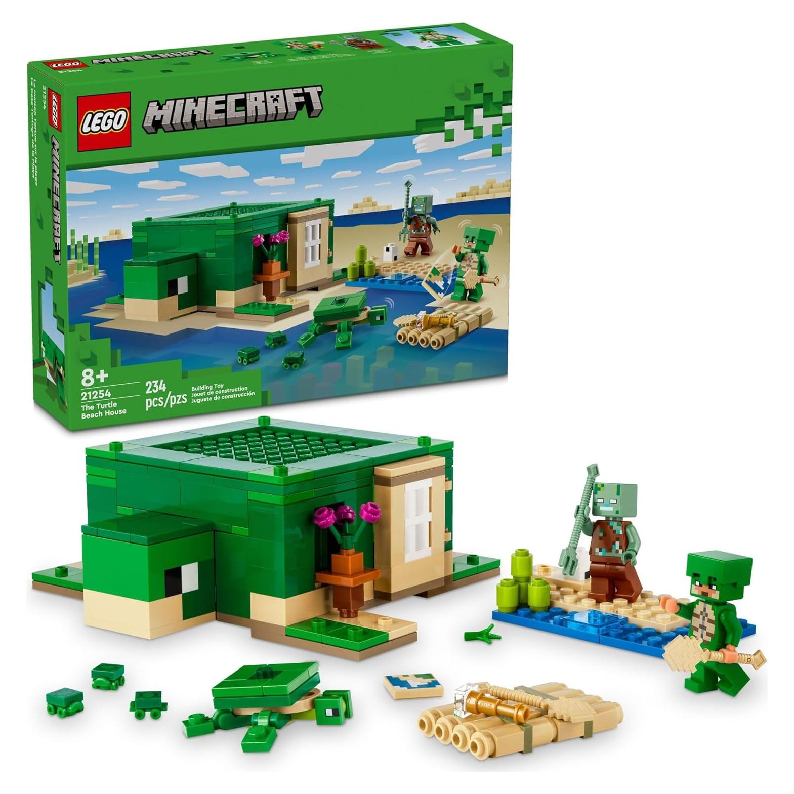 LEGO Minecraft Casa de Playa Tortuga 21254 - 234 Piezas