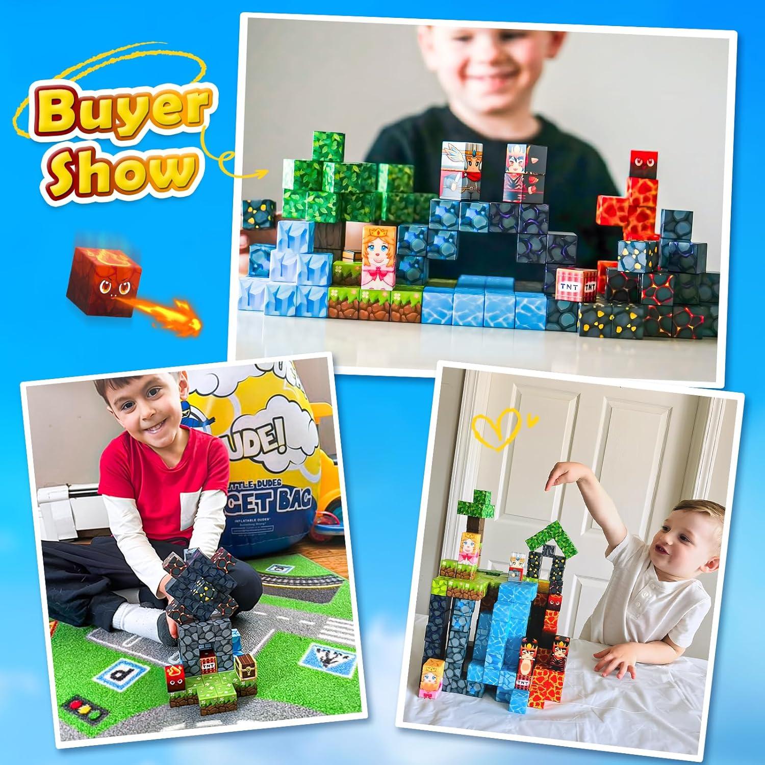 Bloques Magnéticos IGIVI Set Valle de Lava 1" para Niños