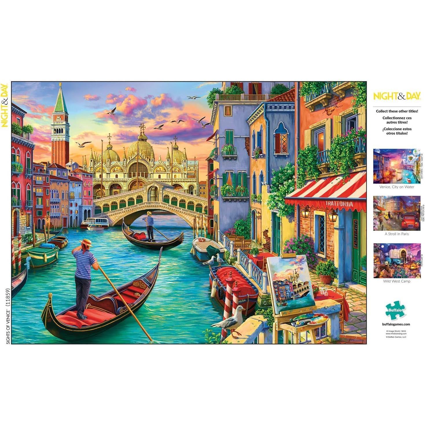 Rompecabezas 1000 Piezas Buffalo Games Vistas de Venecia