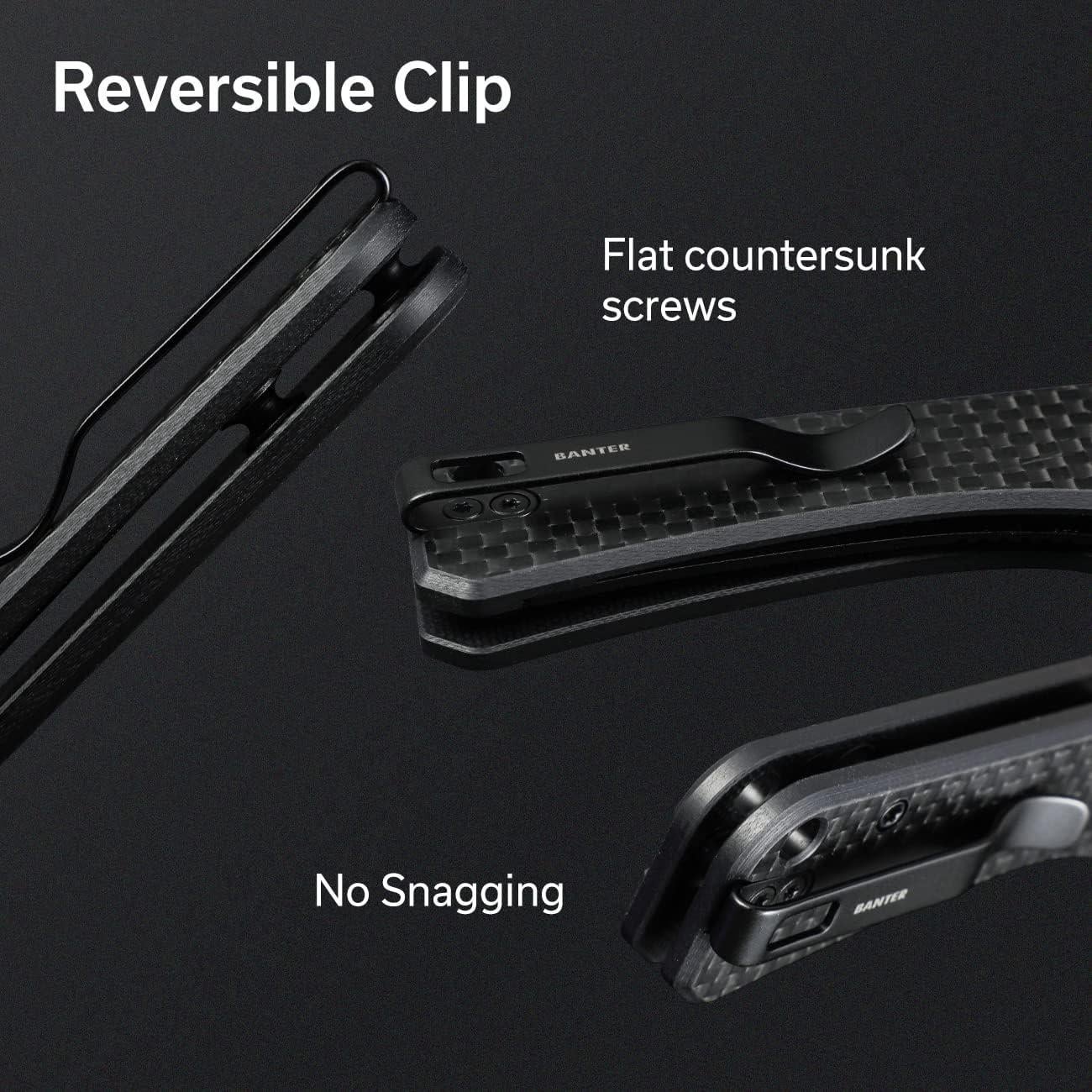 Cuchillo Plegable CIVIVI Baby Banter Damasco 5.94 cm Carbono