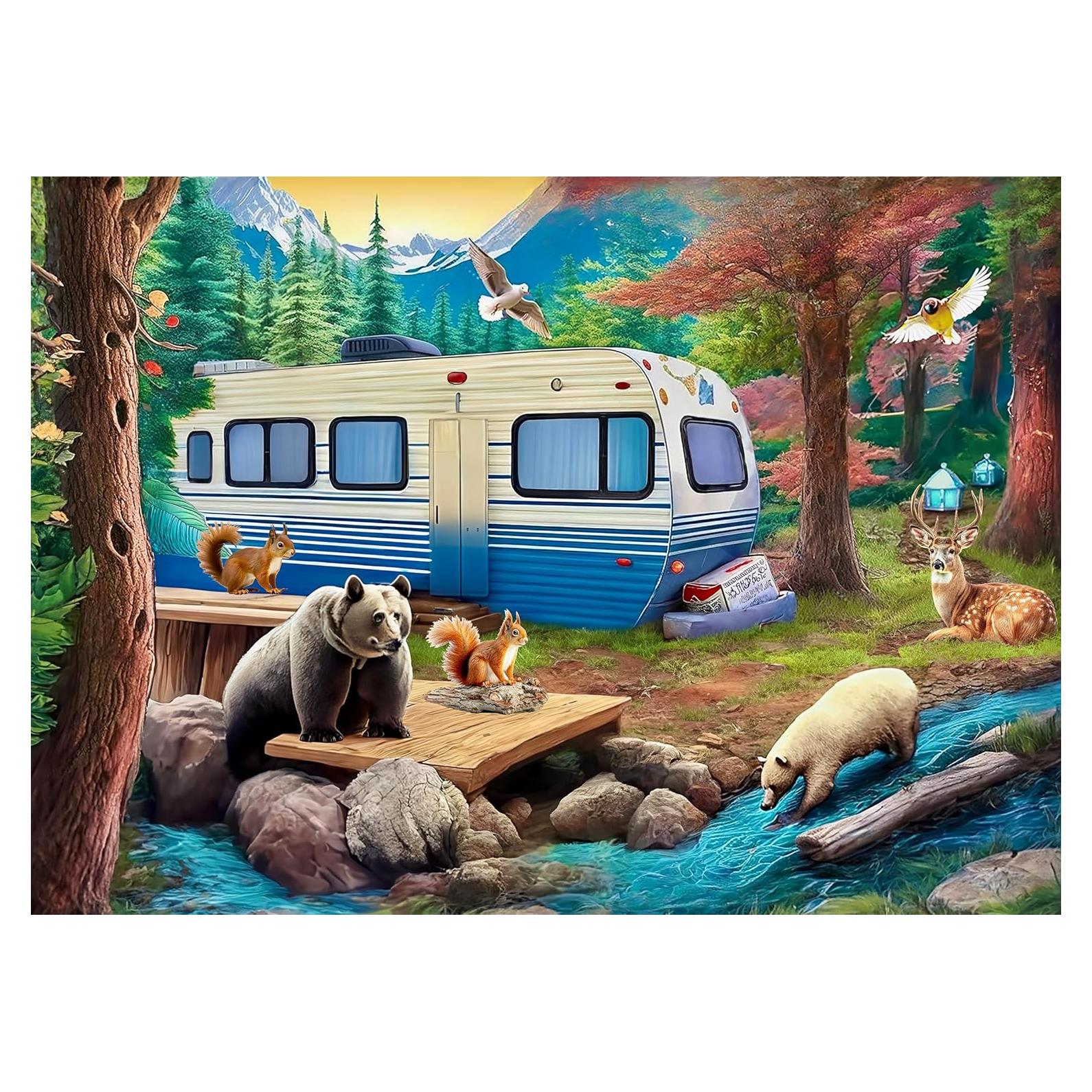 Rompecabezas 300 Piezas MuminUS Aventura Oso Bosque 53x38cm