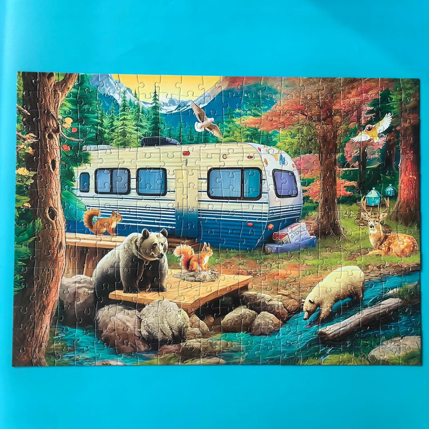 Rompecabezas 300 Piezas MuminUS Aventura Oso Bosque 53x38cm