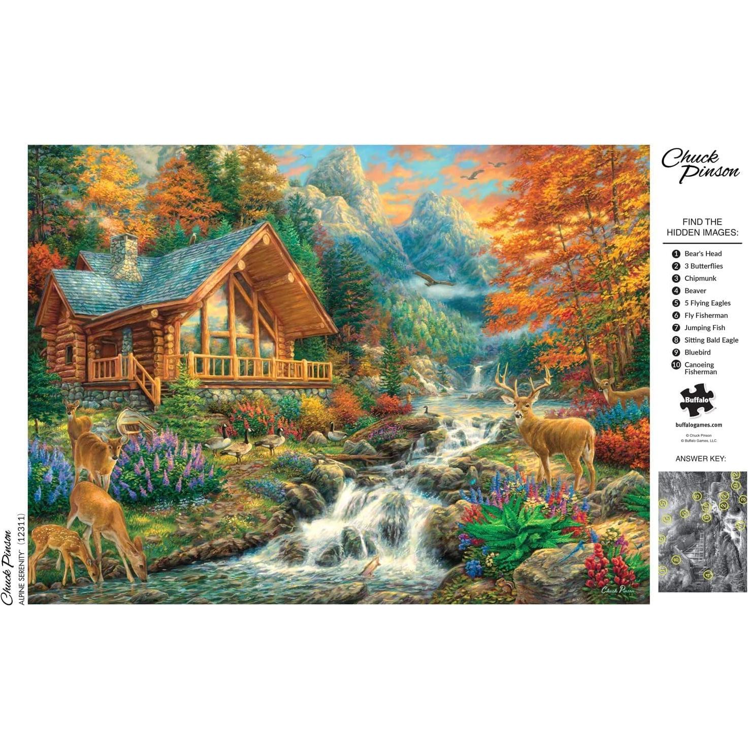 Rompecabezas 1000 Piezas Buffalo Games Serenidad Alpina