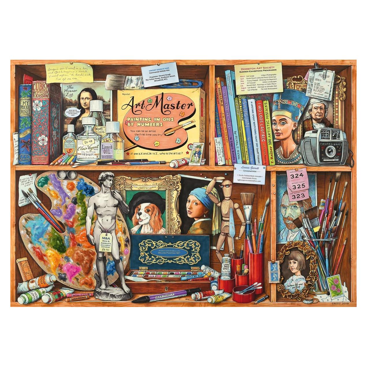 Rompecabezas 1000 Piezas Wonder Forge El Gabinete del Artista