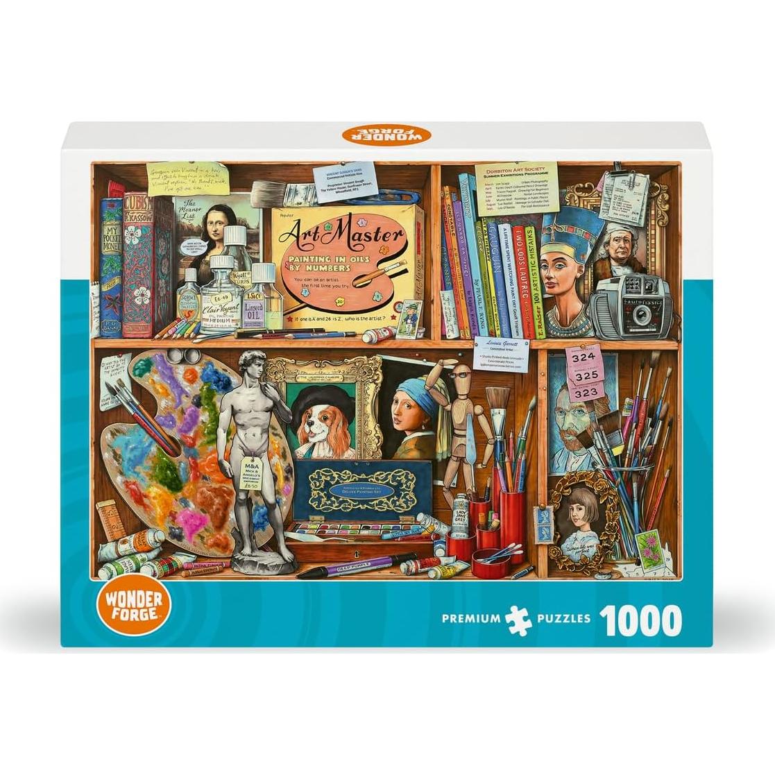 Rompecabezas 1000 Piezas Wonder Forge El Gabinete del Artista