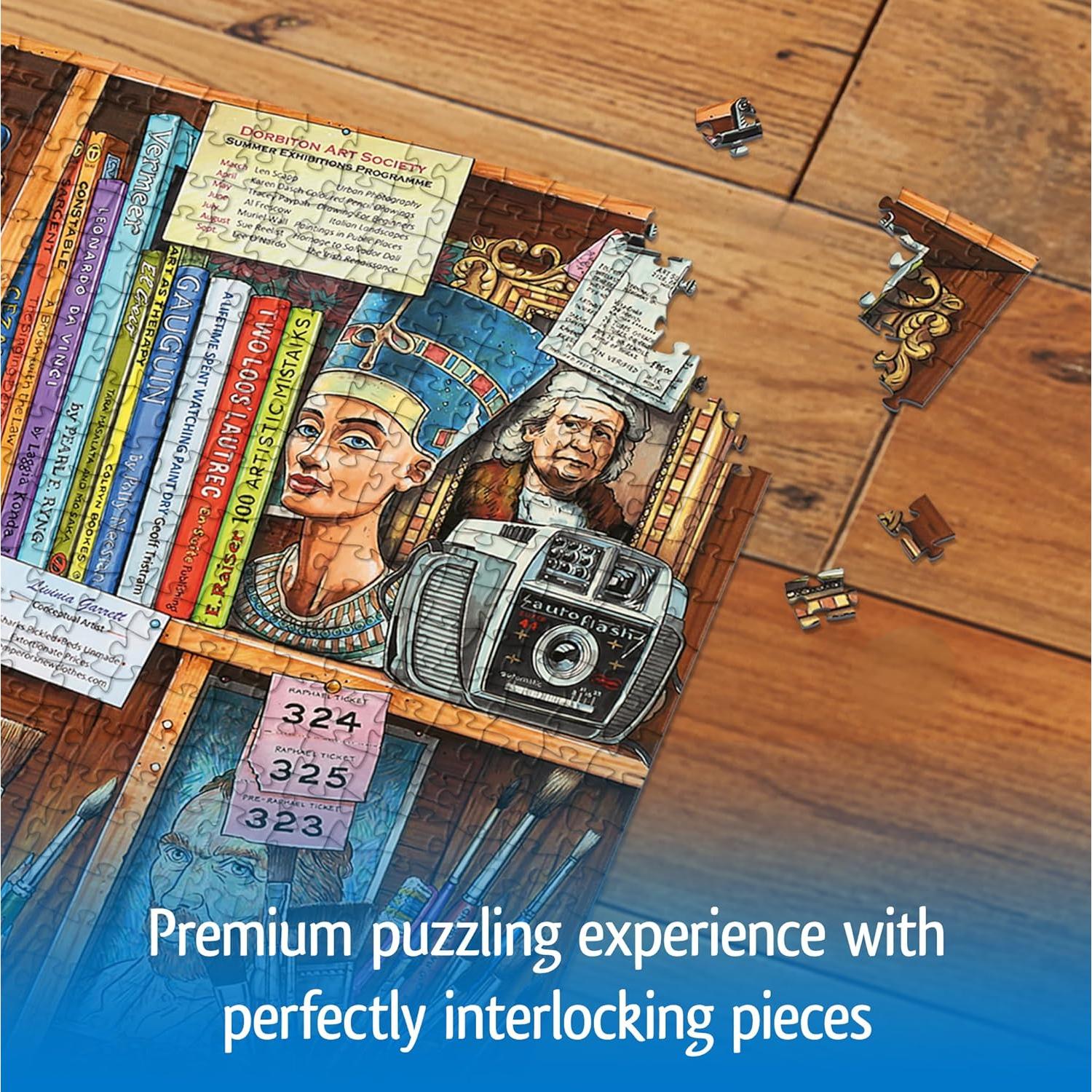 Rompecabezas 1000 Piezas Wonder Forge El Gabinete del Artista