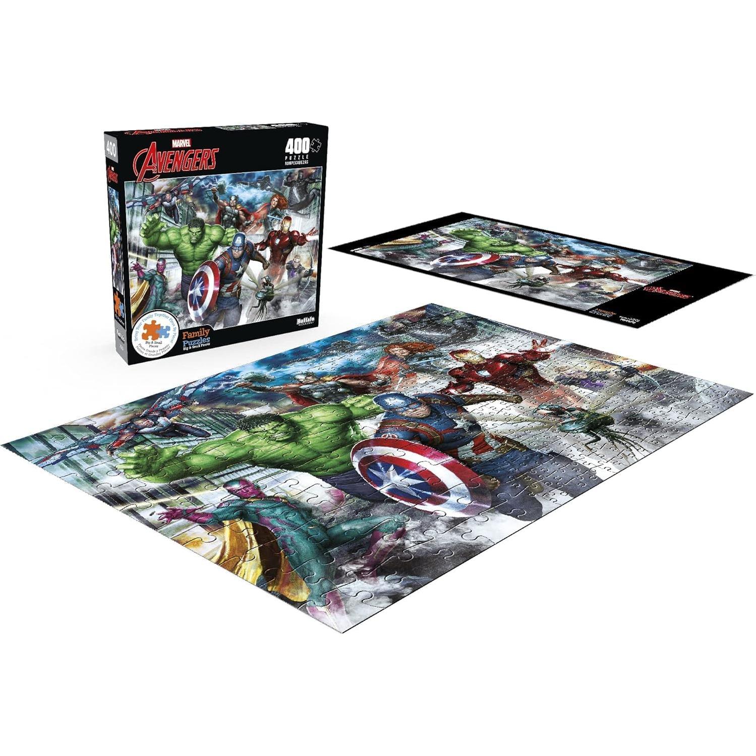 Rompecabezas 400 Piezas Marvel Avengers Buffalo Games 54x38 cm