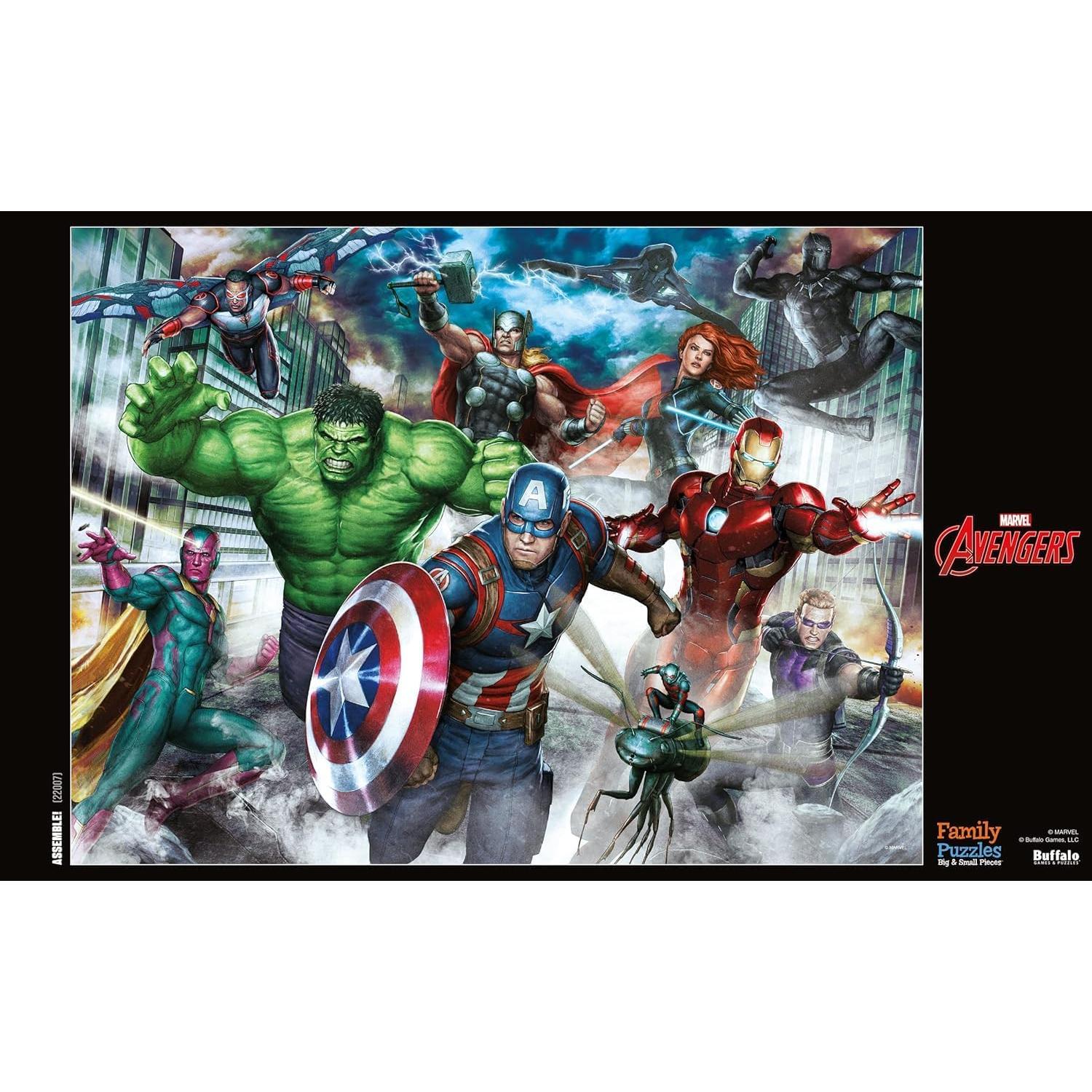 Rompecabezas 400 Piezas Marvel Avengers Buffalo Games 54x38 cm