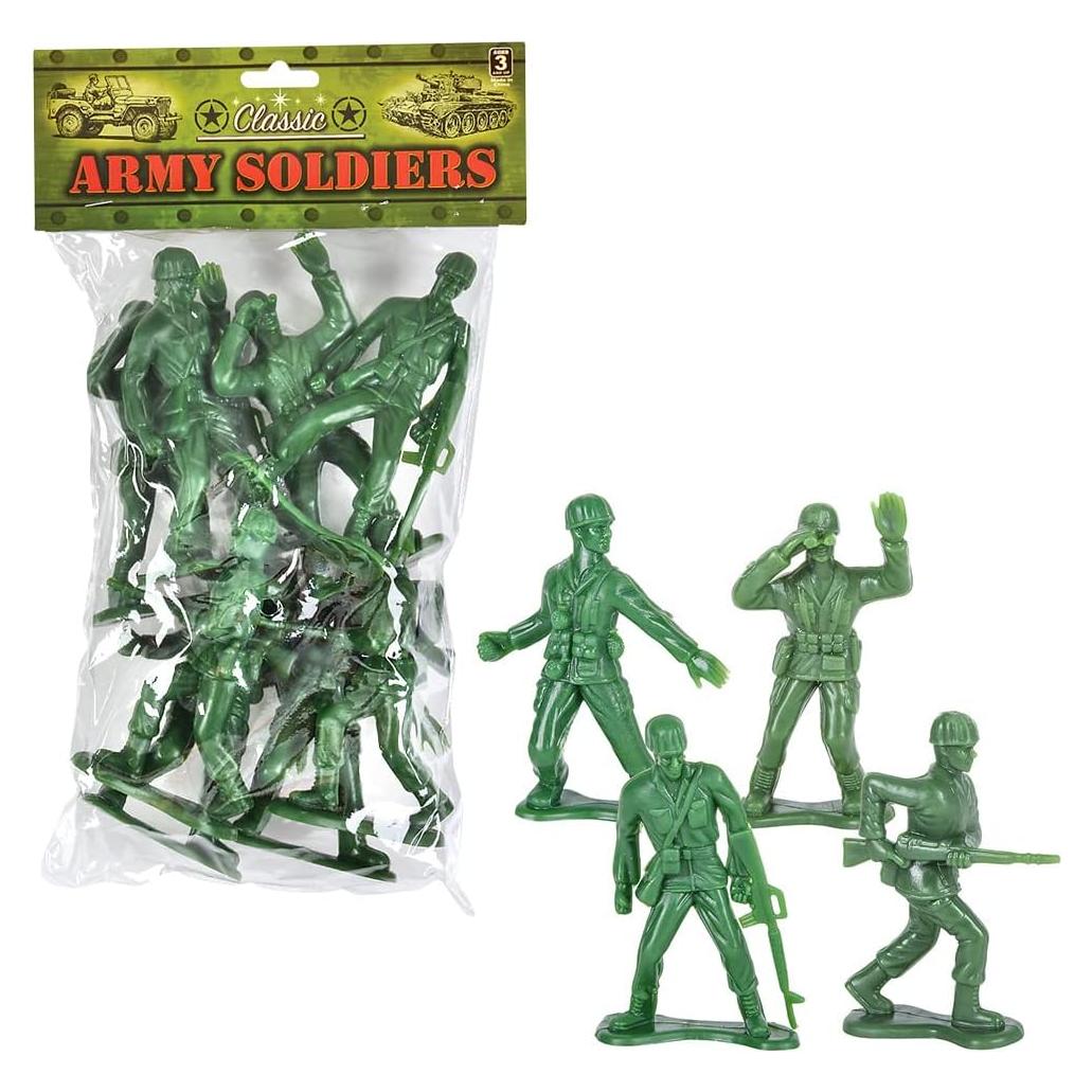 Conjunto de Figuras de Acción Ejército Verde Rhode Island 10 cm