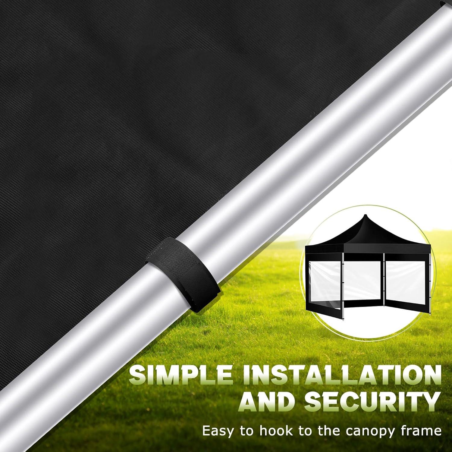 Paredes Laterales Transparentes para Carpa 10x10 SmoothNovelty