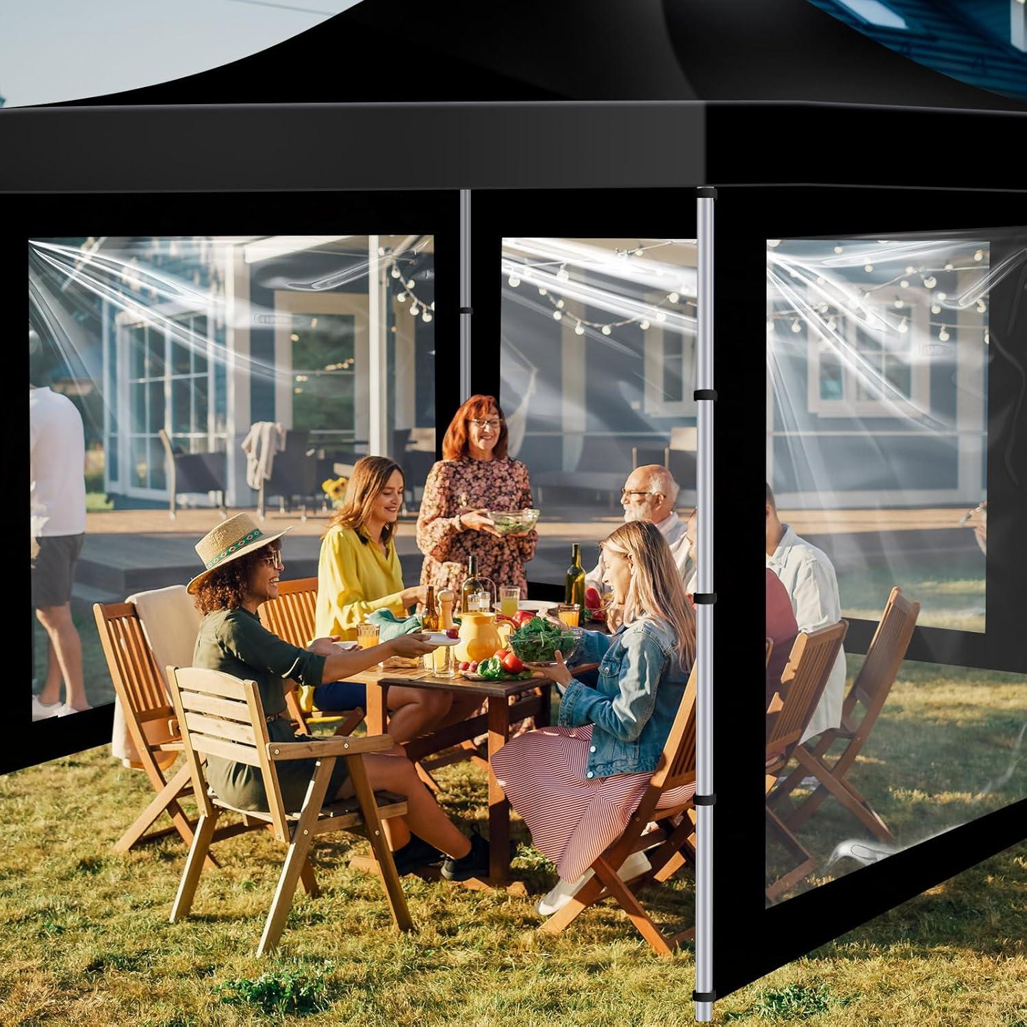 Paredes Laterales Transparentes para Carpa 10x10 SmoothNovelty