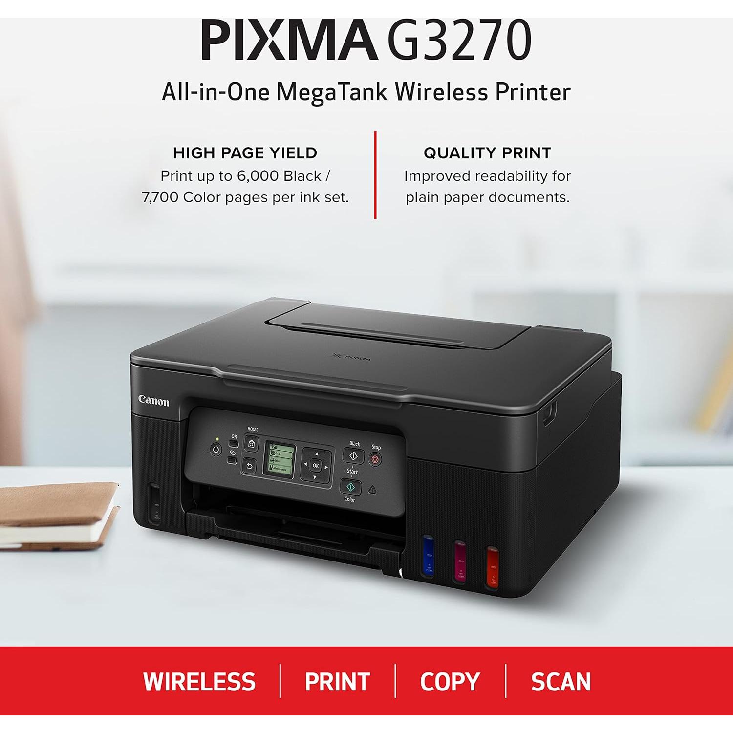 Impresora Multifuncional Inalámbrica Canon PIXMA G3270