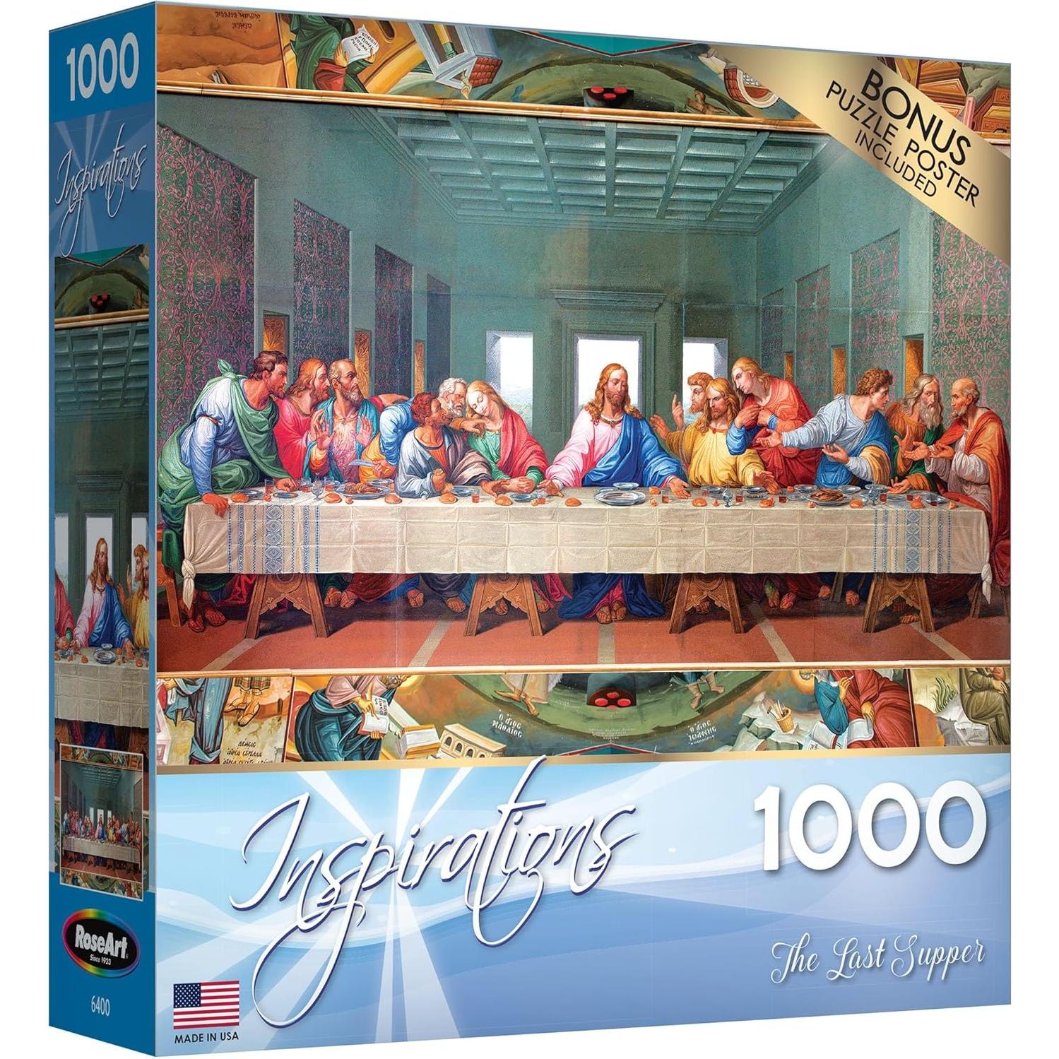 Rompecabezas 1000 Piezas RoseArt La Última Cena 50,8x68,6cm