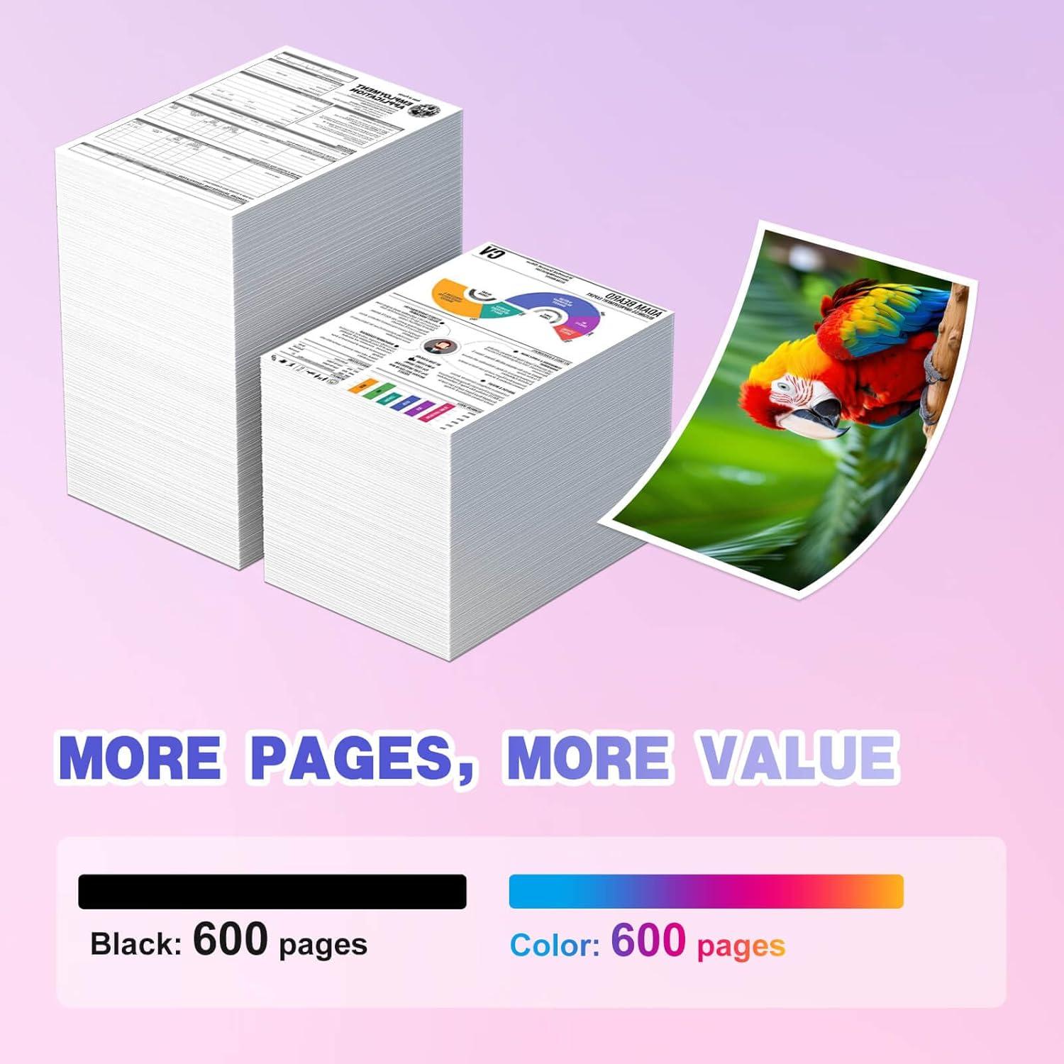 Cartuchos de tinta JoyPrinting LC75 compatibles Brother - 8 unidades