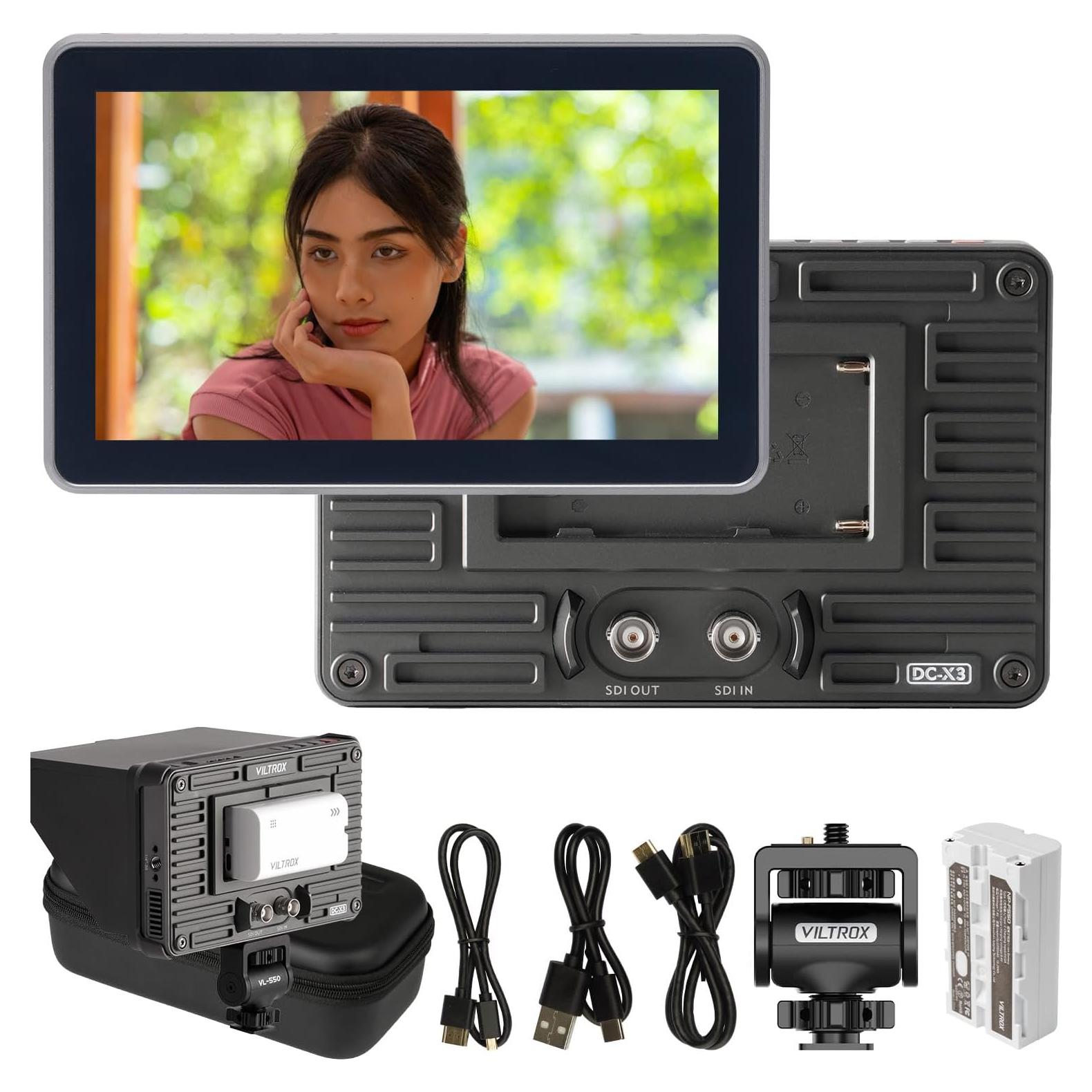 Monitor de Campo VILTROX DX-3 6" 2000nits HD 1920x1080