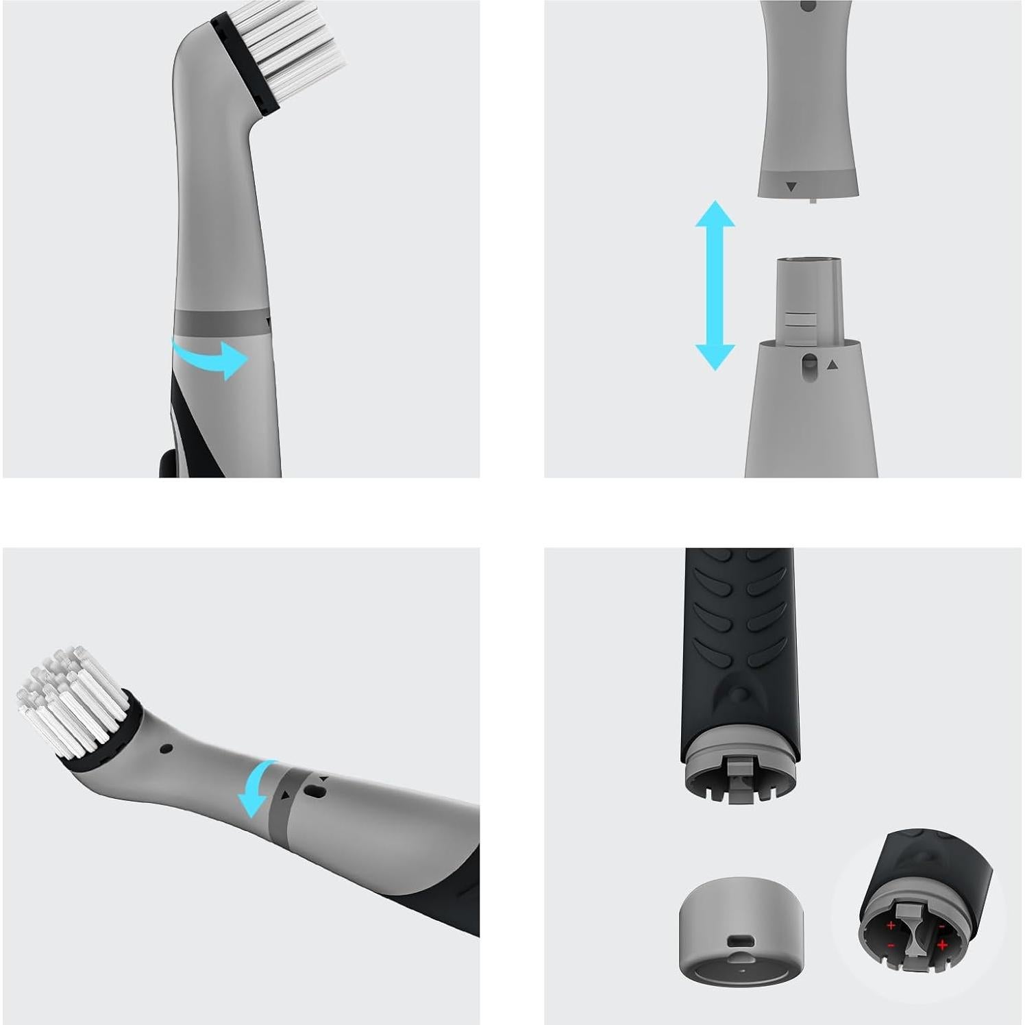 Cepillo Eléctrico Soaring 4 en 1 Inalámbrico para Limpieza