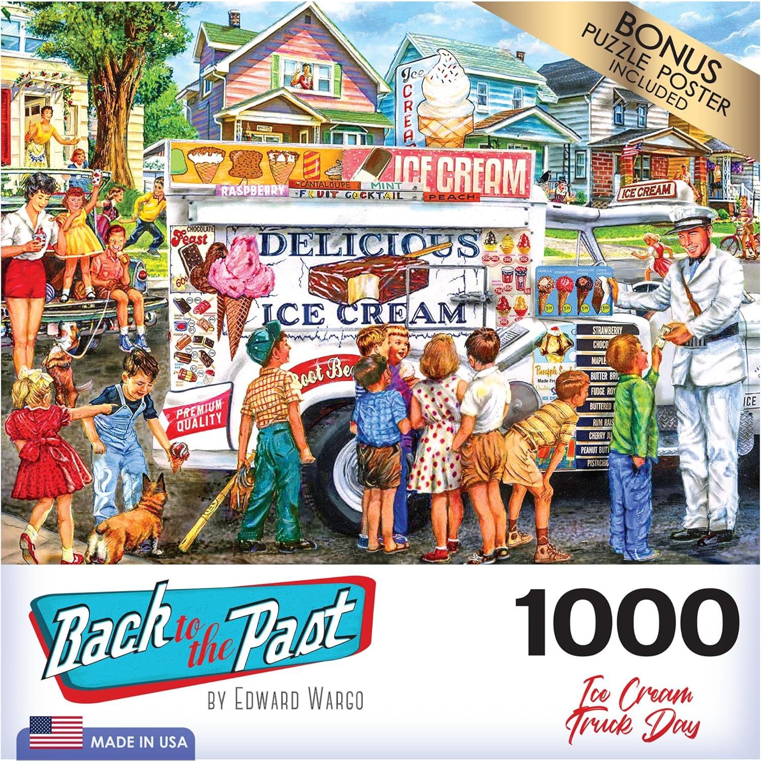 Rompecabezas 1000 Piezas RoseArt Día del Camión de Helados