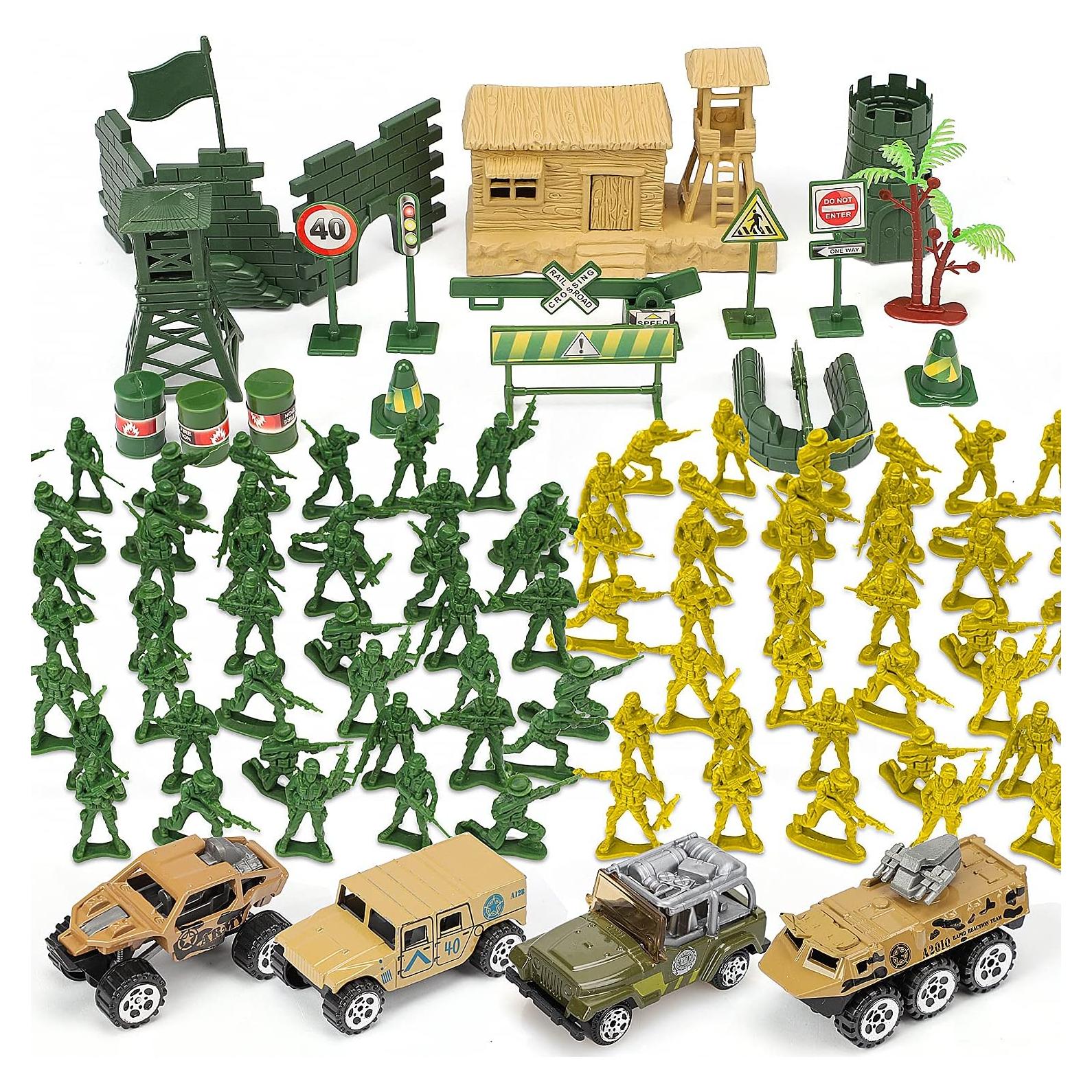 Set de Soldados de Juguete TOY Life 95 Piezas Militar