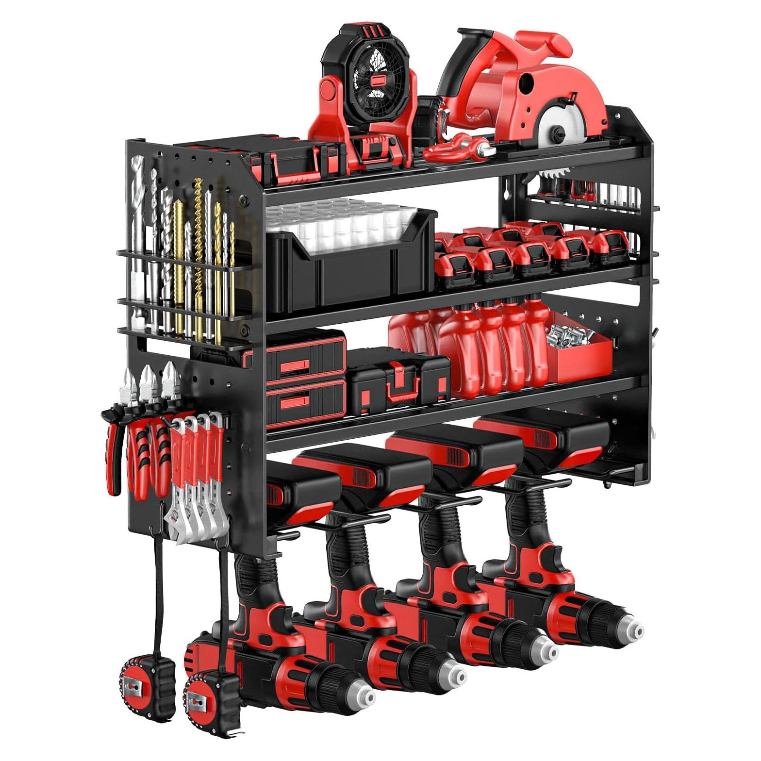 Organizador de Herramientas VeyFolzin.st Montaje en Pared 4 Soportes