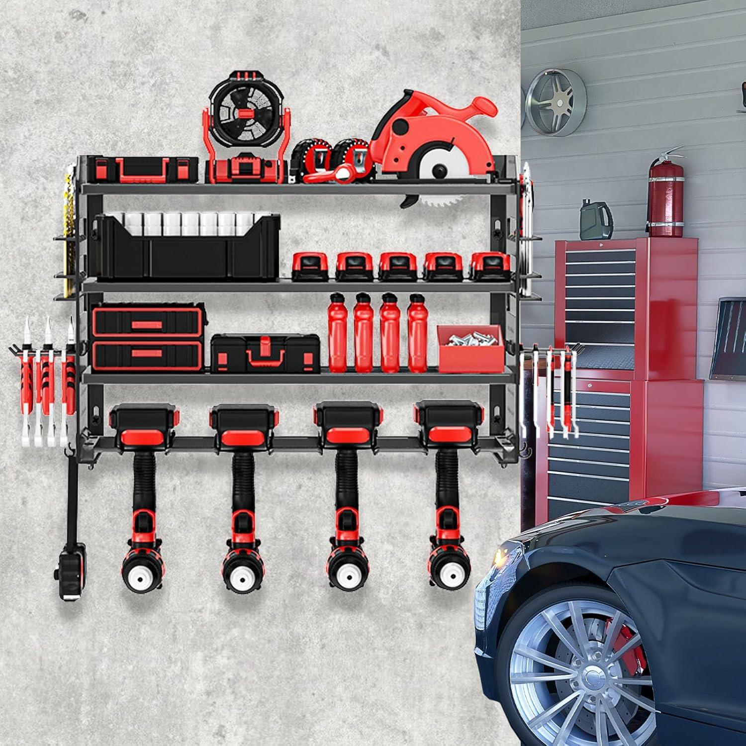 Organizador de Herramientas VeyFolzin.st Montaje en Pared 4 Soportes