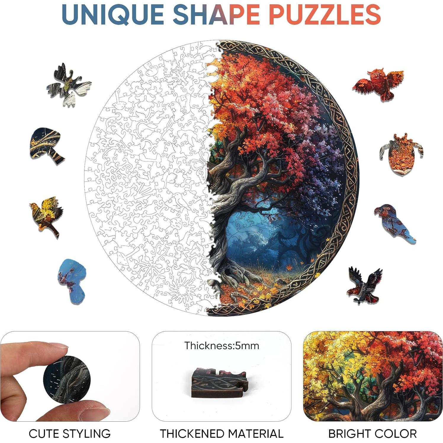 Rompecabezas de Madera MYS A·U·R Árbol de la Vida 200 Piezas