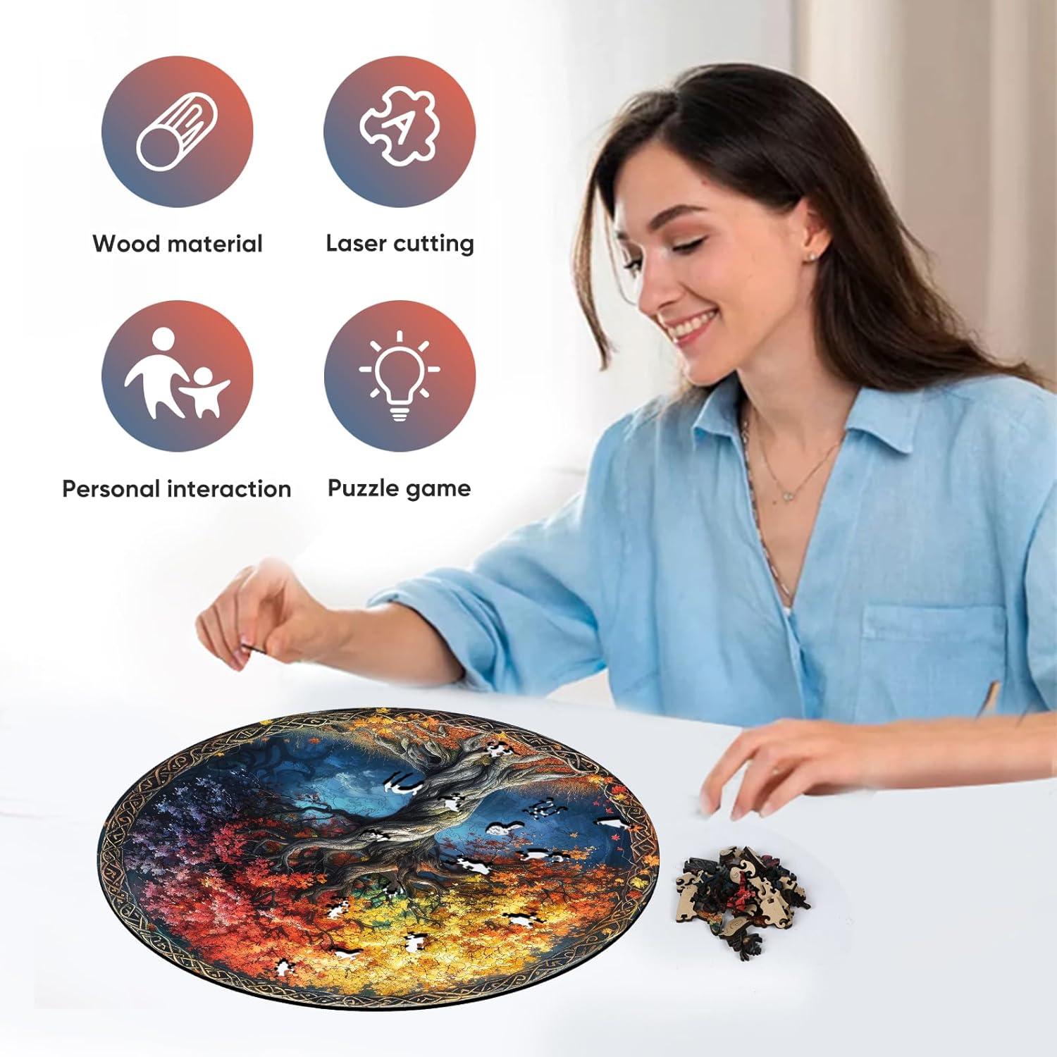 Rompecabezas de Madera MYS A·U·R Árbol de la Vida 200 Piezas