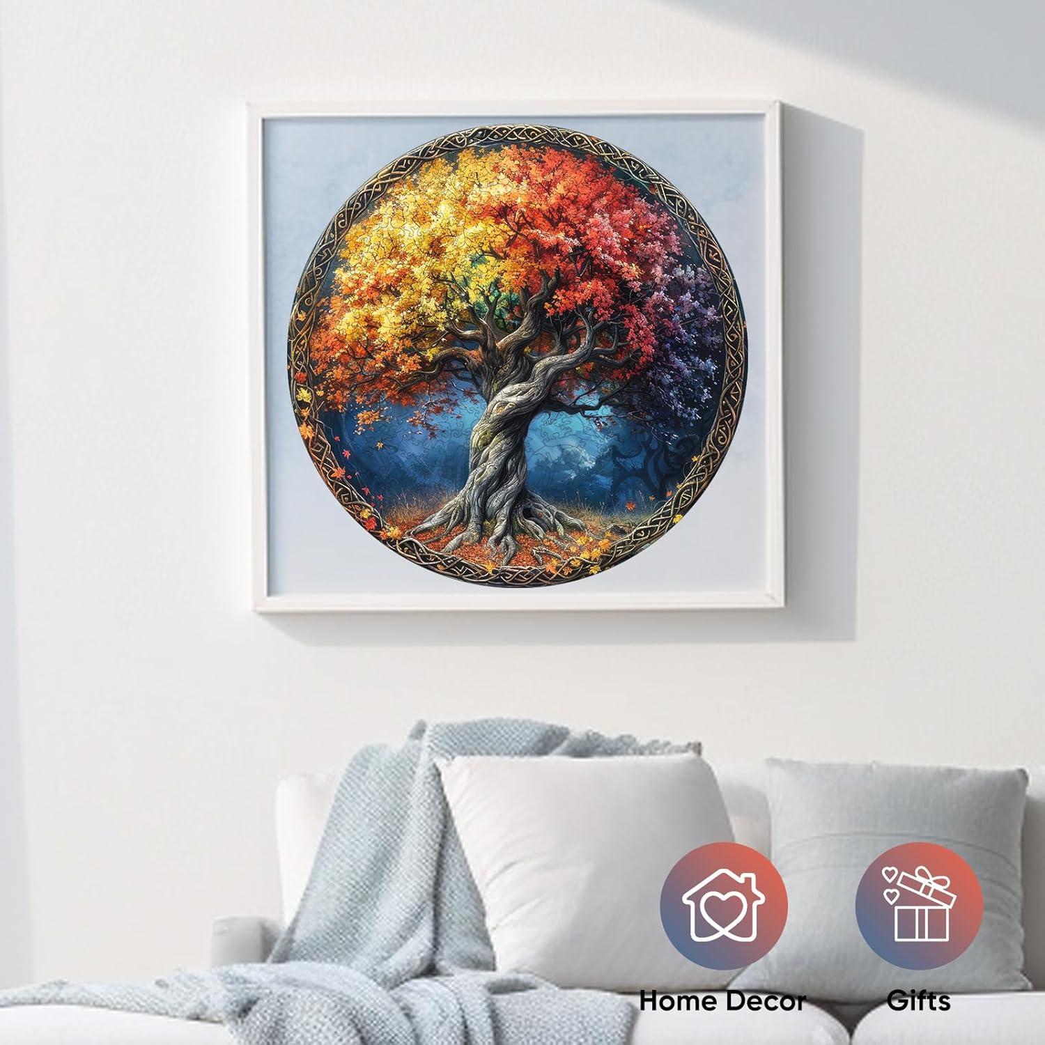 Rompecabezas de Madera MYS A·U·R Árbol de la Vida 200 Piezas