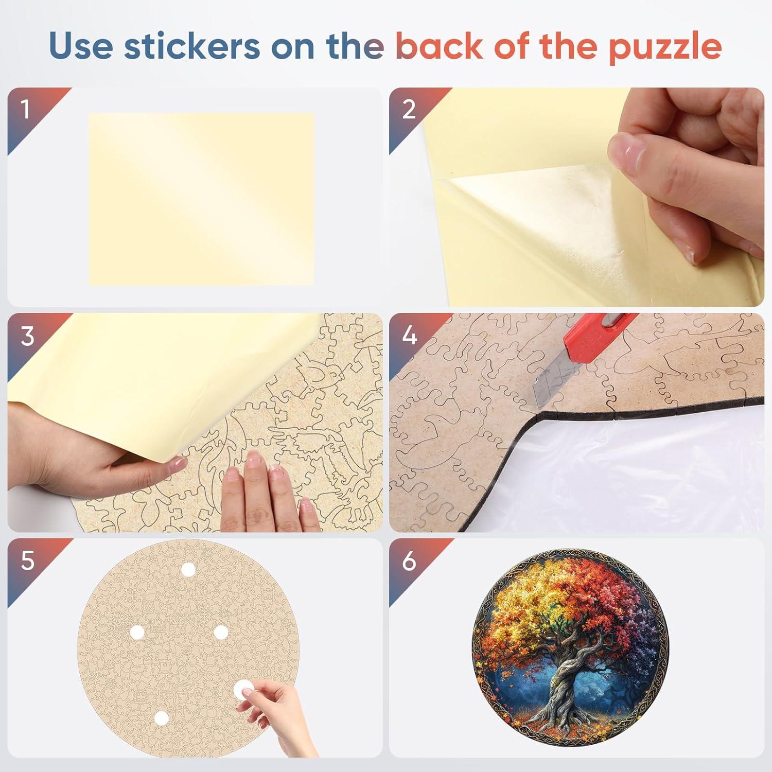 Rompecabezas de Madera MYS A·U·R Árbol de la Vida 200 Piezas