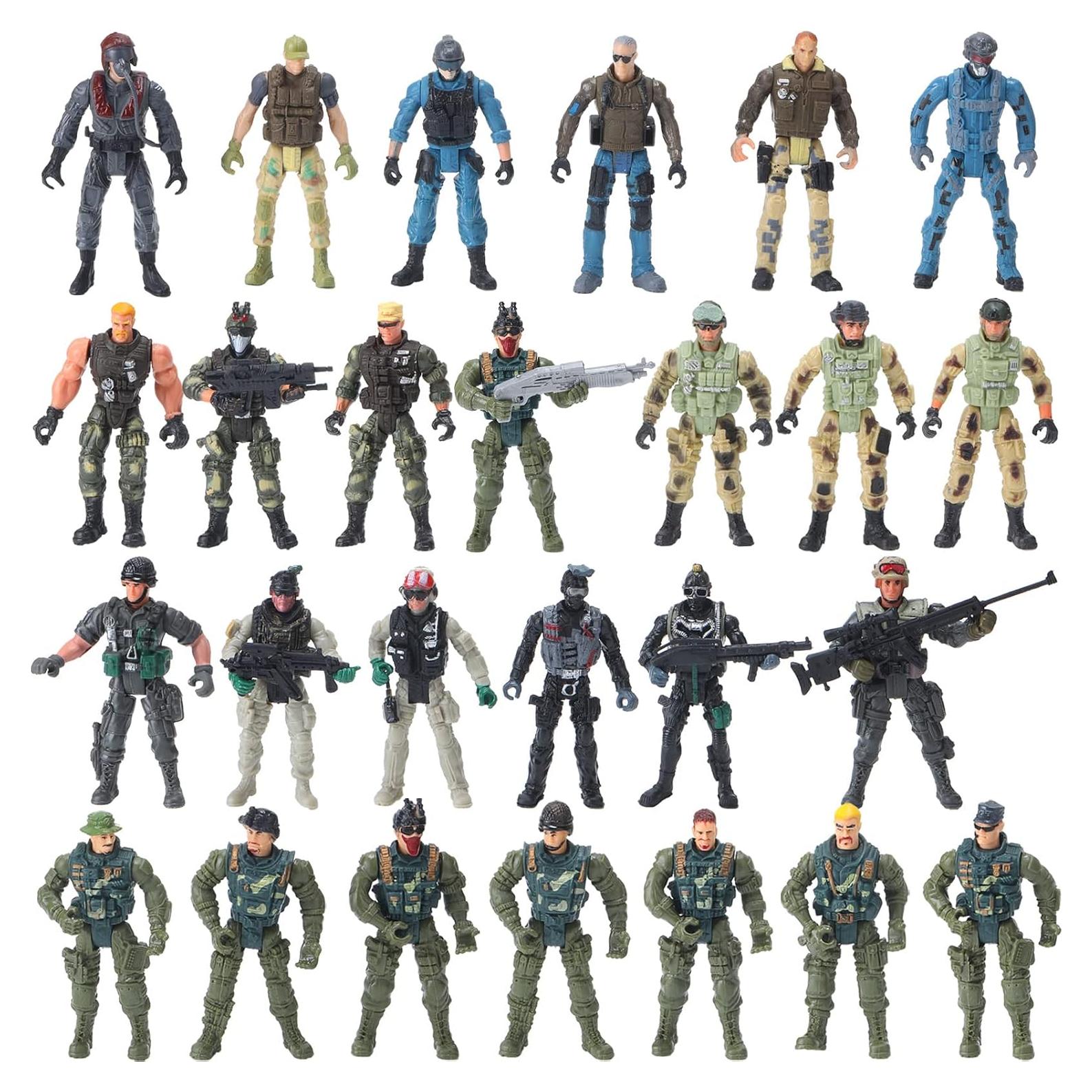 Set de Juego Militar Tuanse 26 Piezas Figuras y Armas