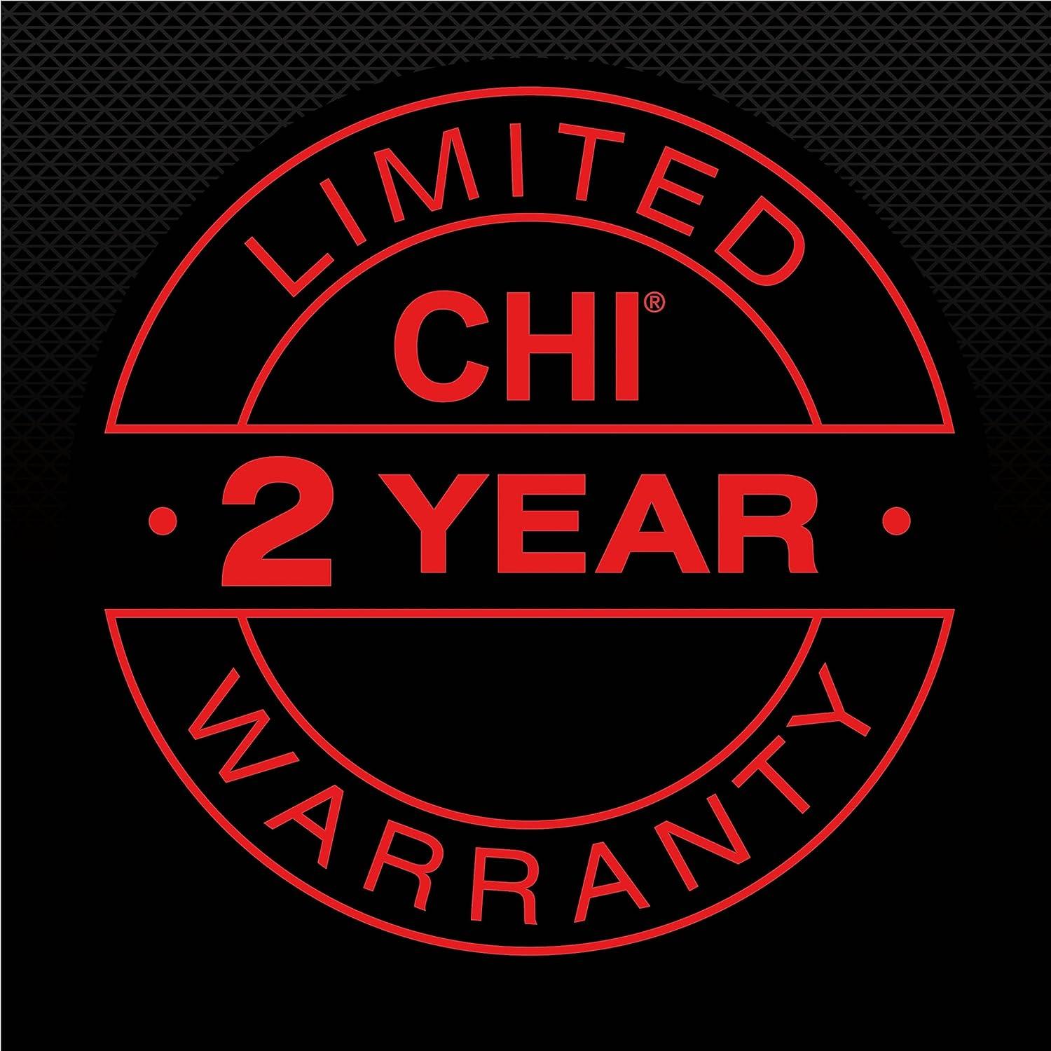 Plancha Mini de Vapor CHI 1000W Cerámica Titanio Negro