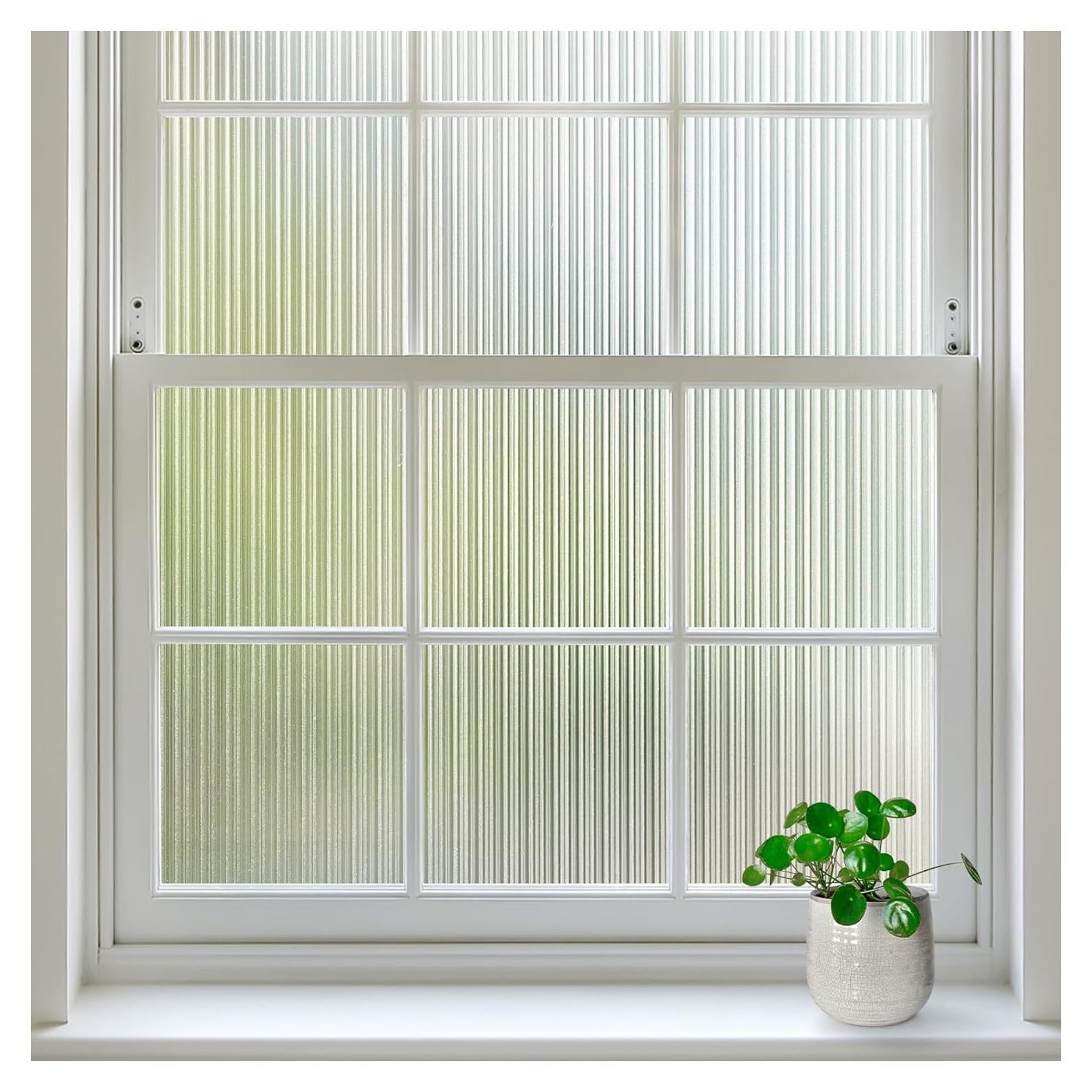 Película de Privacidad Rabbitgoo Estriada 44.5x199.5cm Vinilo