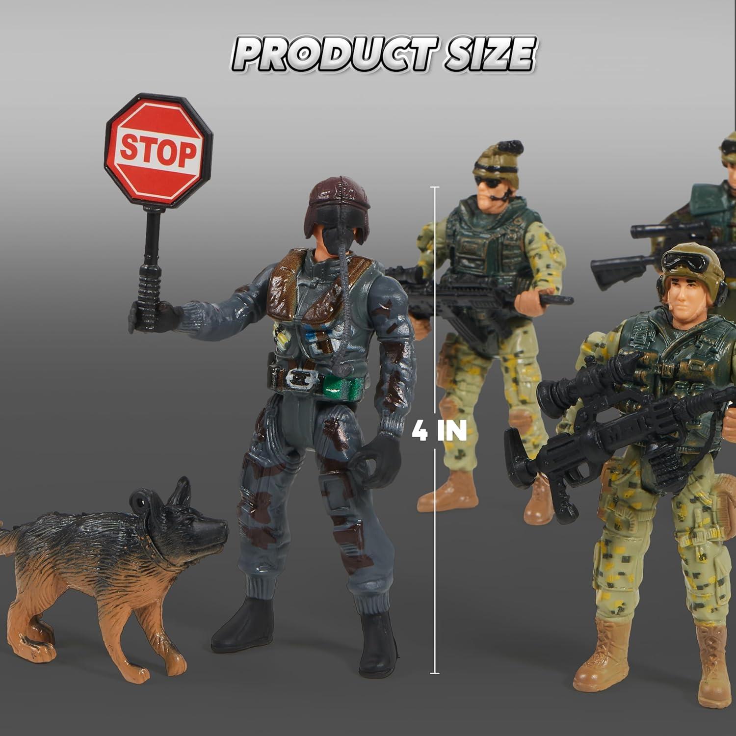 Juego de Soldados Militares JOYIN 12 Figuras 10 cm