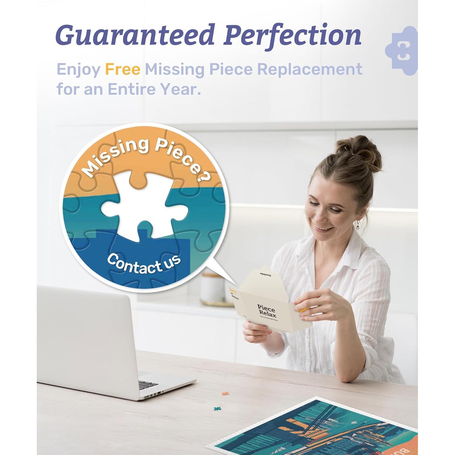 Rompecabezas de plástico 1000 piezas PieceRelax H3440