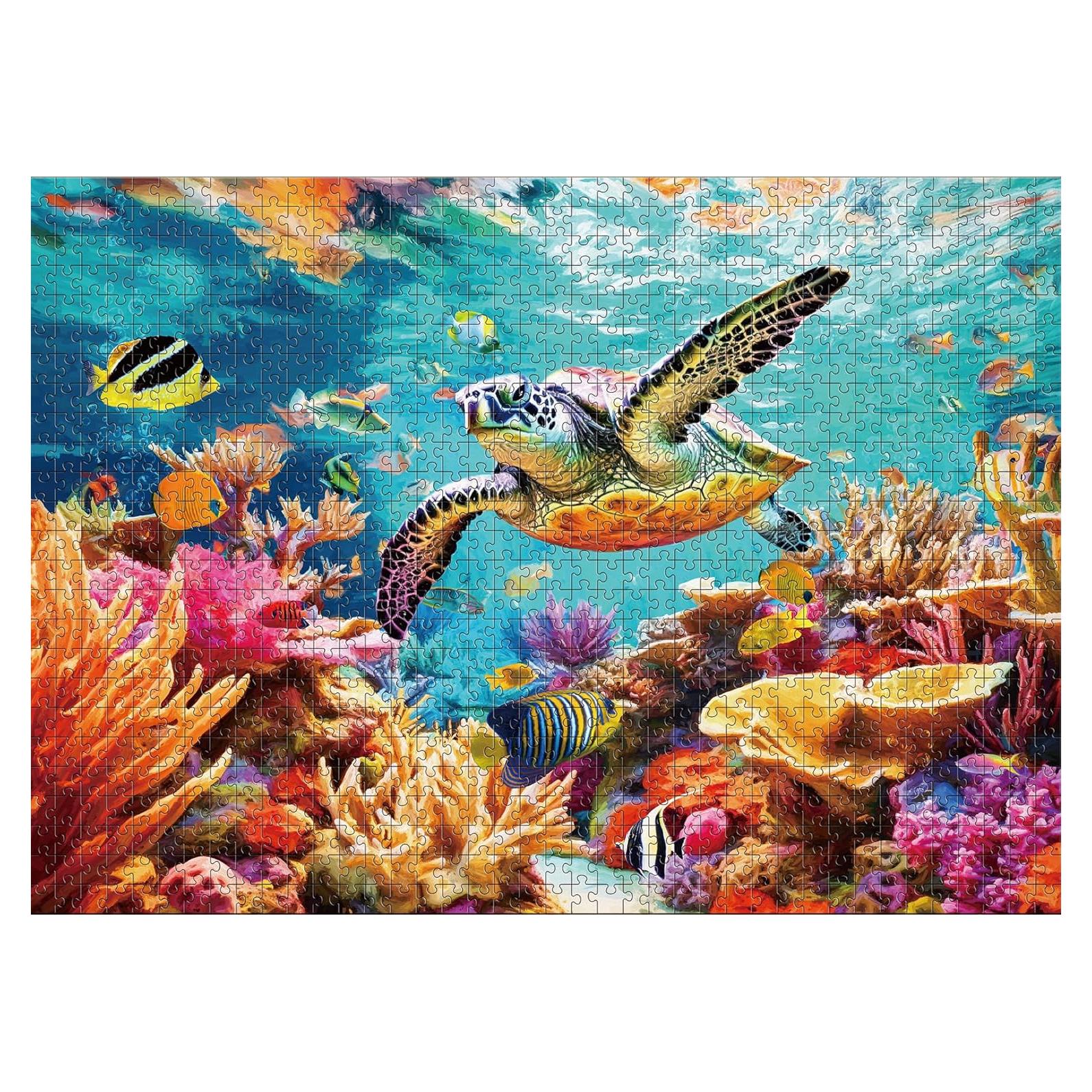 Rompecabezas 1000 Piezas Takfot Tortuga Marina 70x50 cm