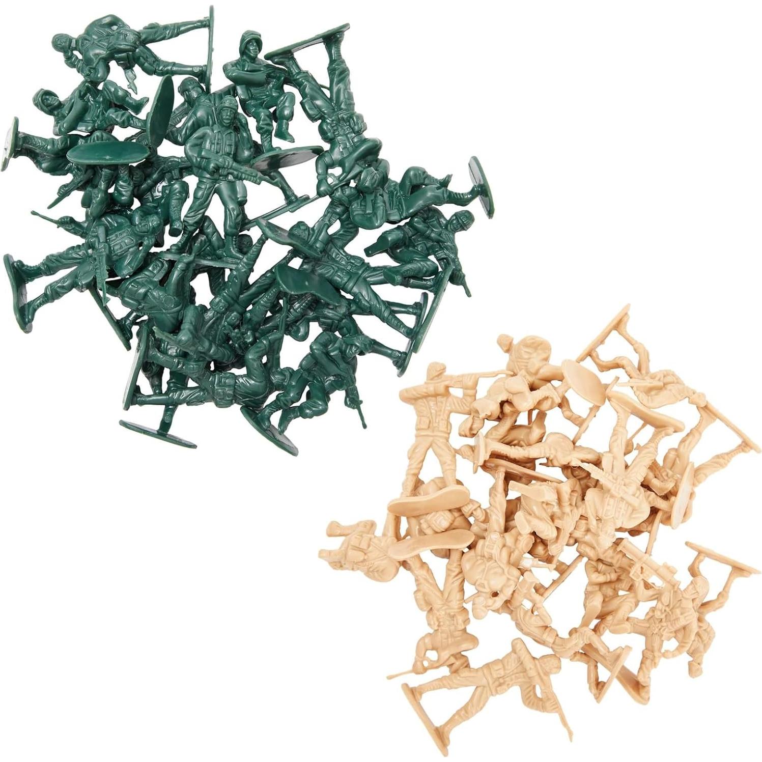 Juego de Soldados de Plástico Juvale - 100 Piezas Militares