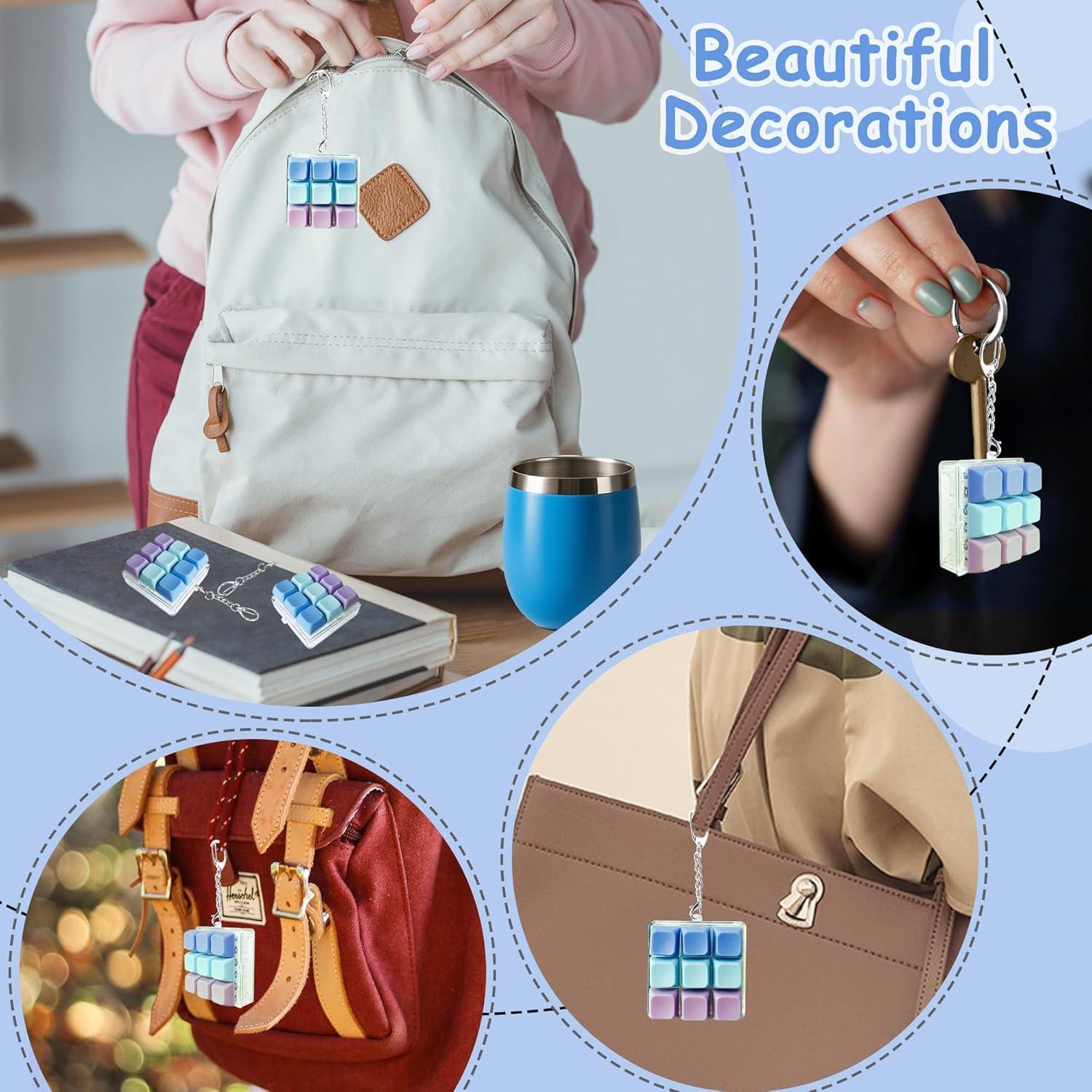 Juguete Antiestrés de Teclado 9-en-1 XiawaLangzhuo - Azul Púrpura