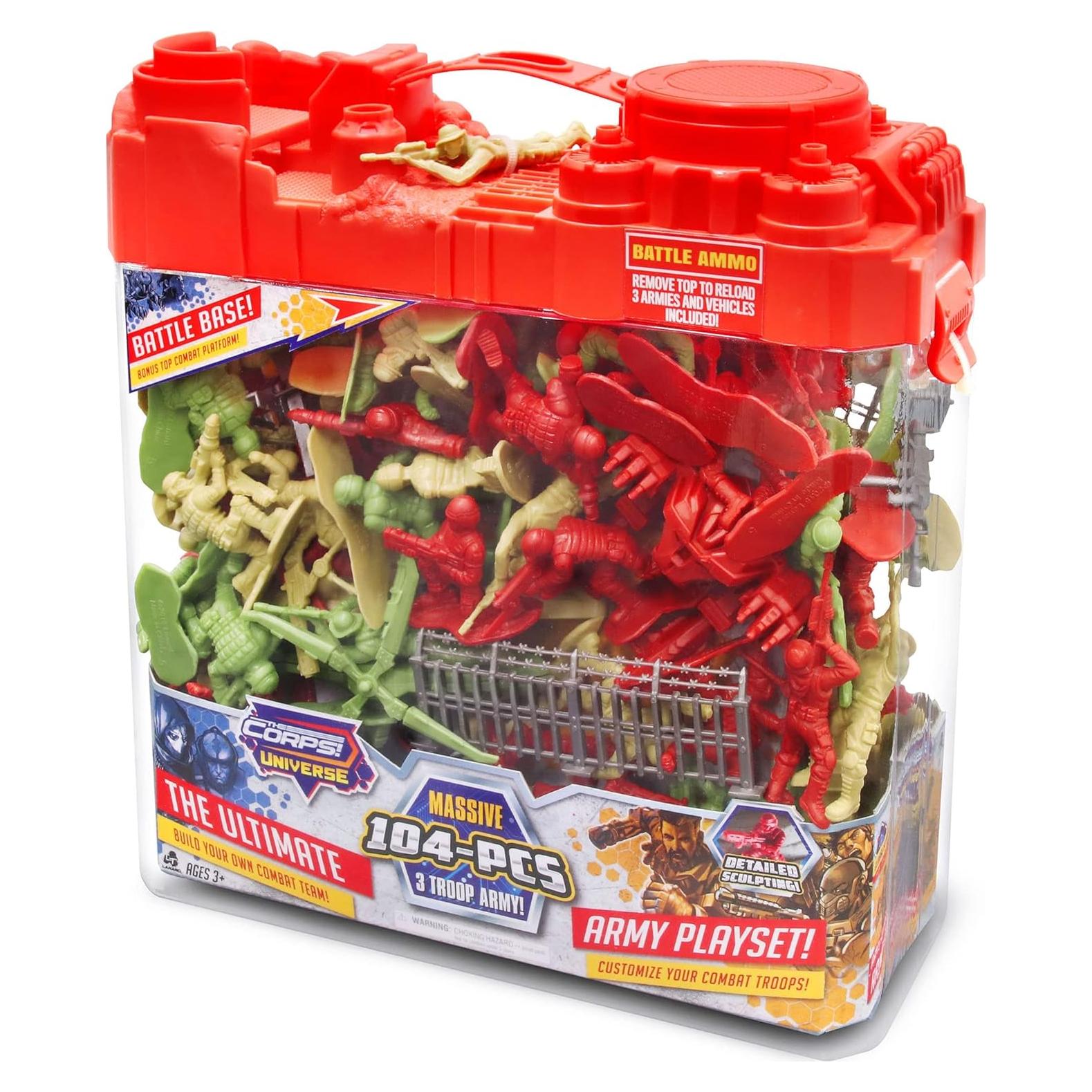 Juego de Ejército Lanard The Corps! 104 Piezas para Niños