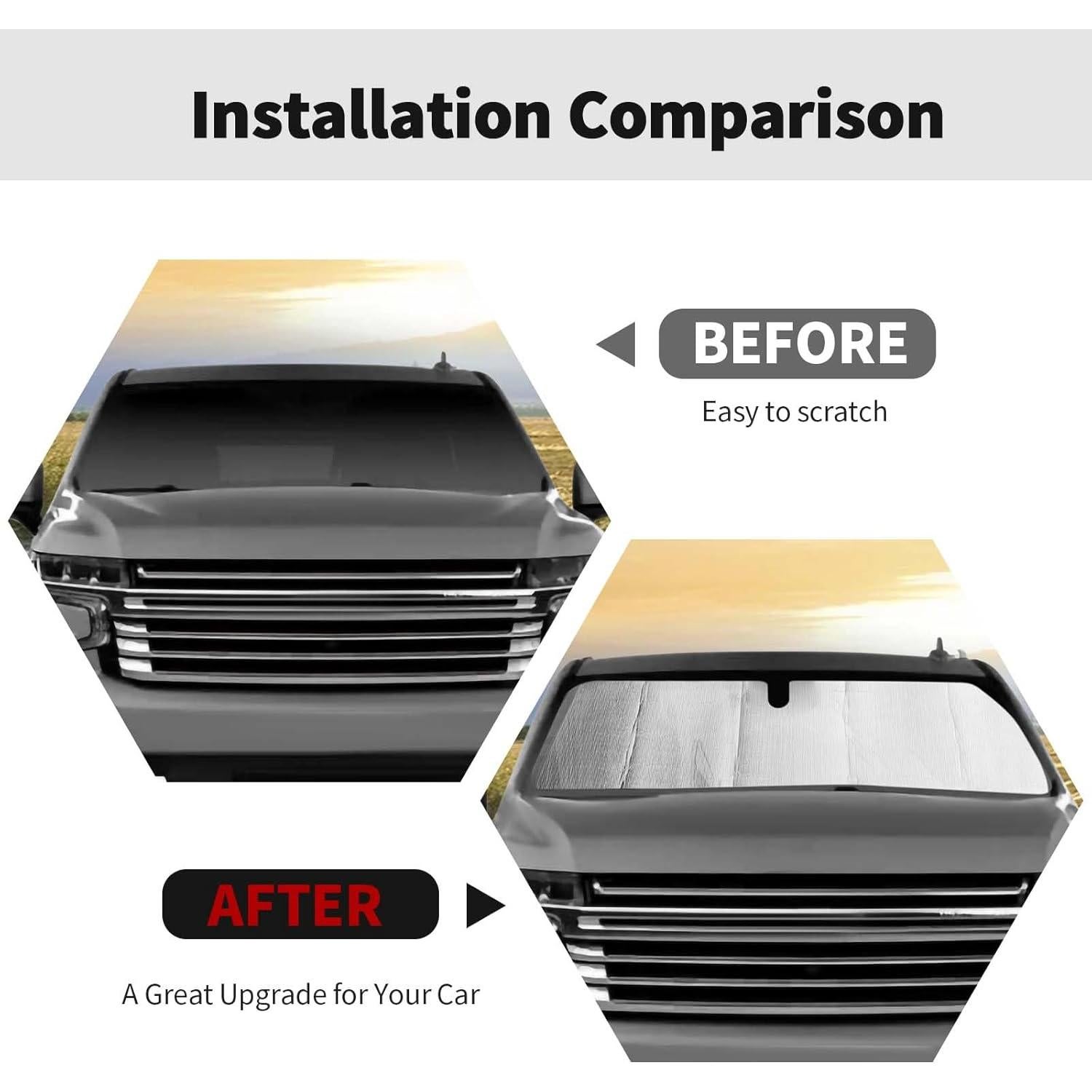 Protector Solar Parabrisas RT-TCZ para GMC Yukon y Tahoe 2021-2024