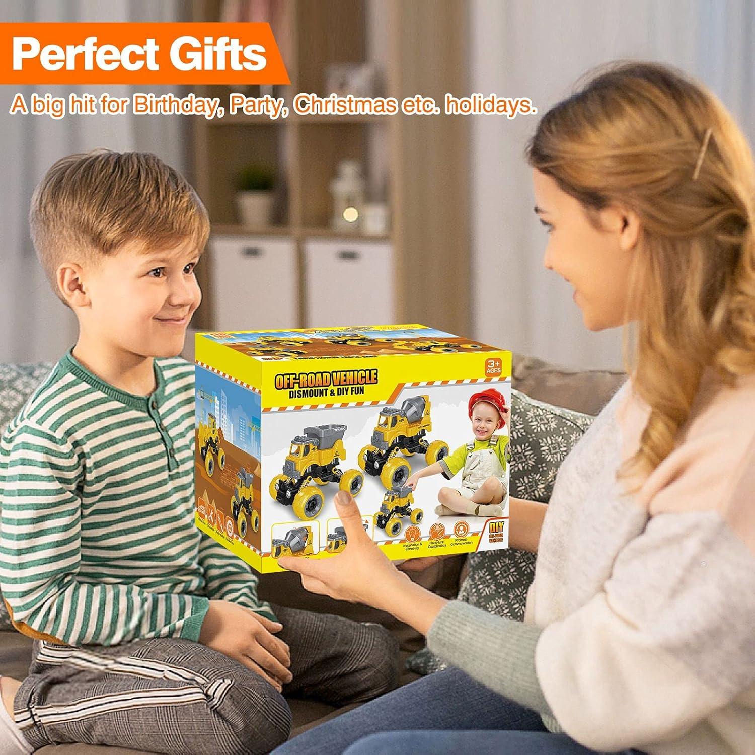 LUDILO Juguetes Desarmables 4 en 1 para Niños 3-8 Años