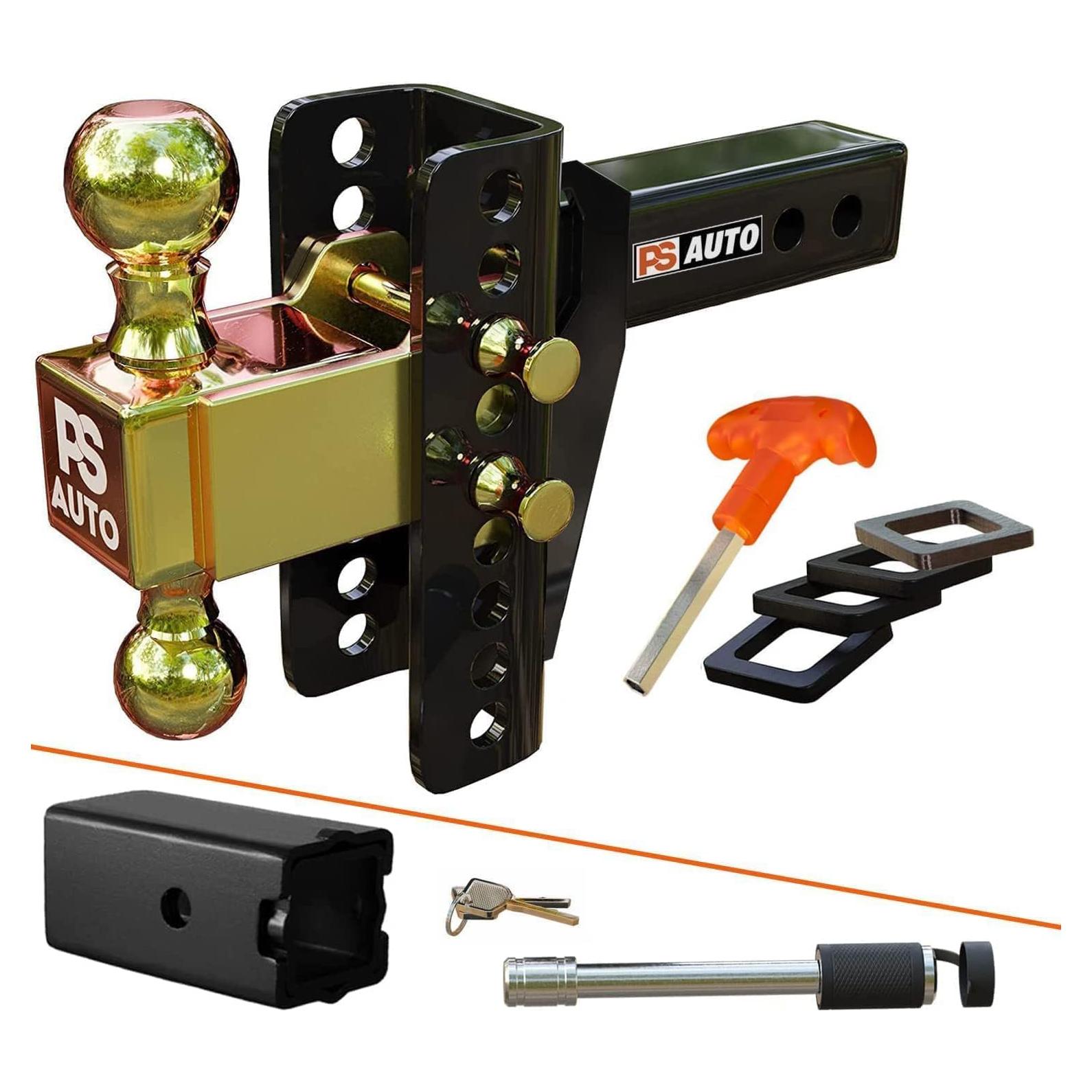 Enganche de Remolque Ajustable PSAUTO 20,000 lbs 6" Caída