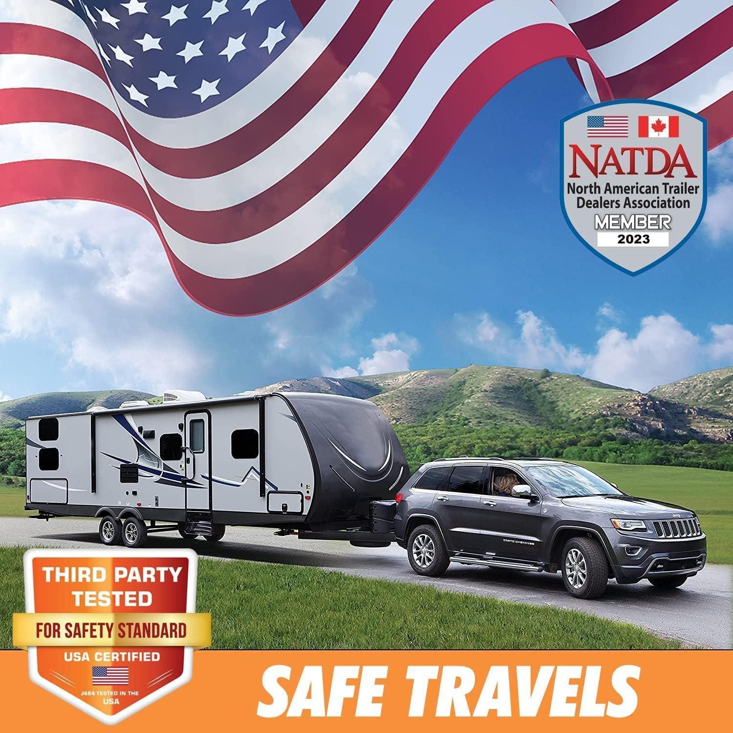 Enganche de Remolque Ajustable PSAUTO 20,000 lbs 6" Caída