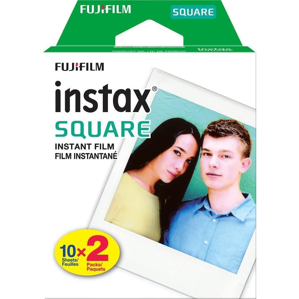 Cámara Instantánea Fujifilm Instax SQ1 Blanca Tiza + 40 Películas + Accesorios