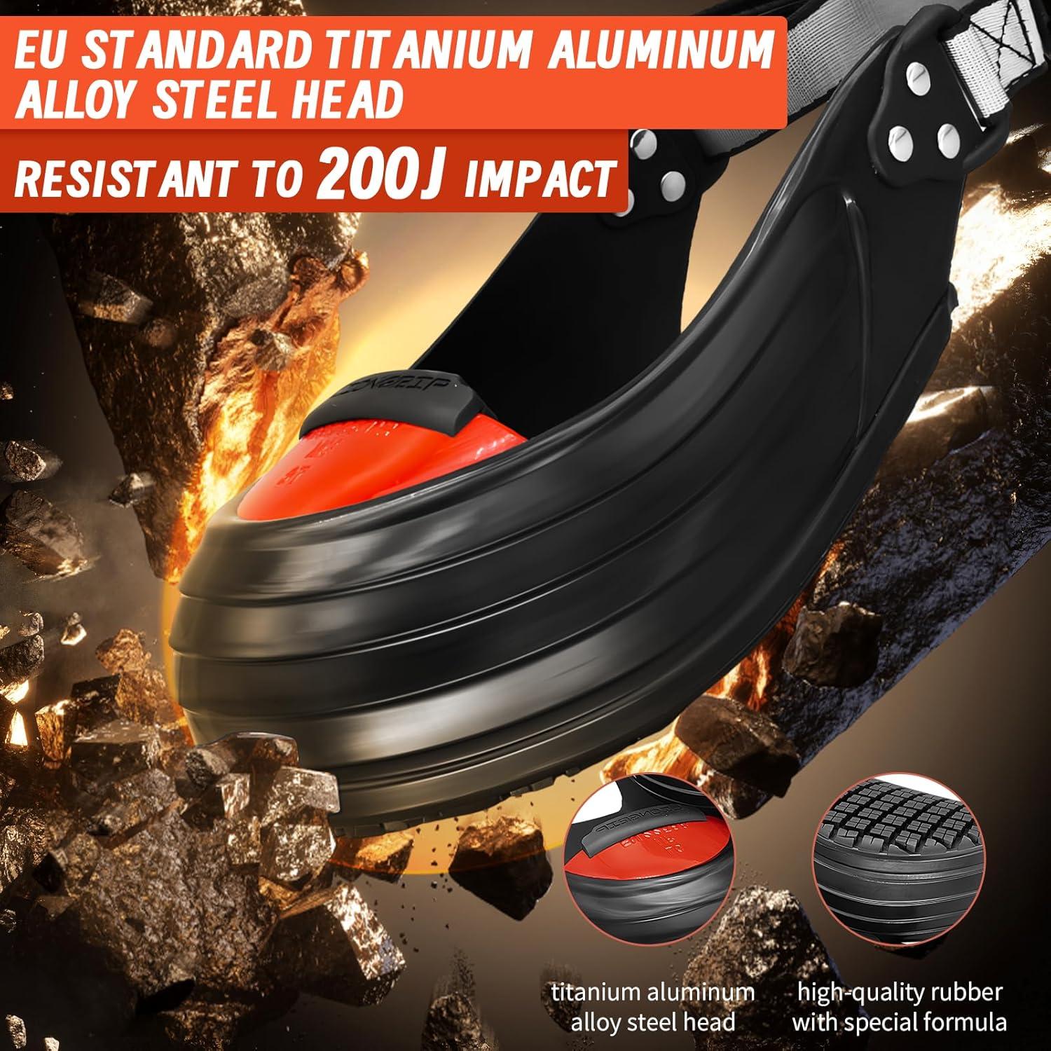 Cubiertas de Zapatos Antideslizantes LionGrip LG08 - Punta de Titanio